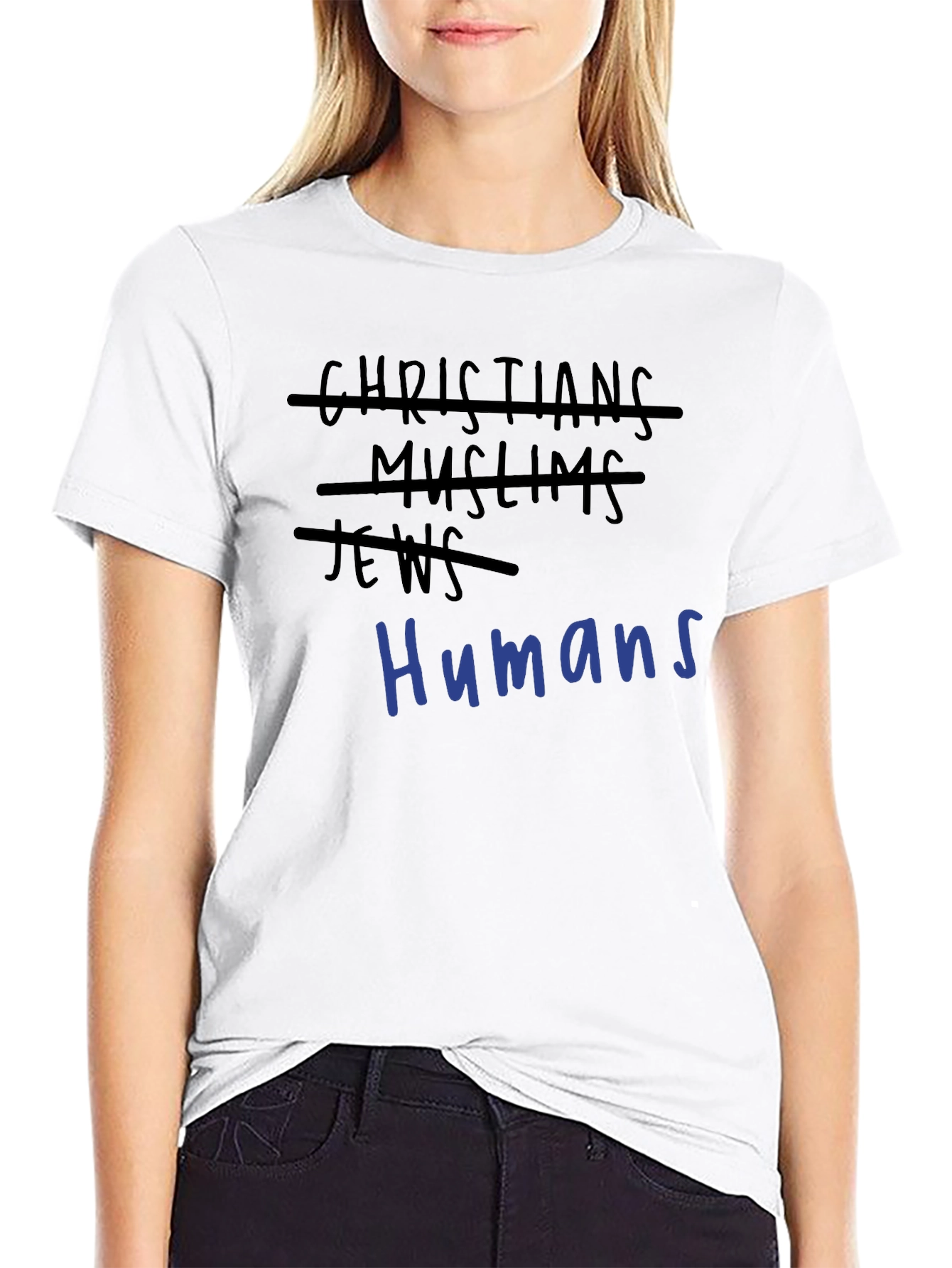 Black Humans T-Shirt - Unity Design view 9
