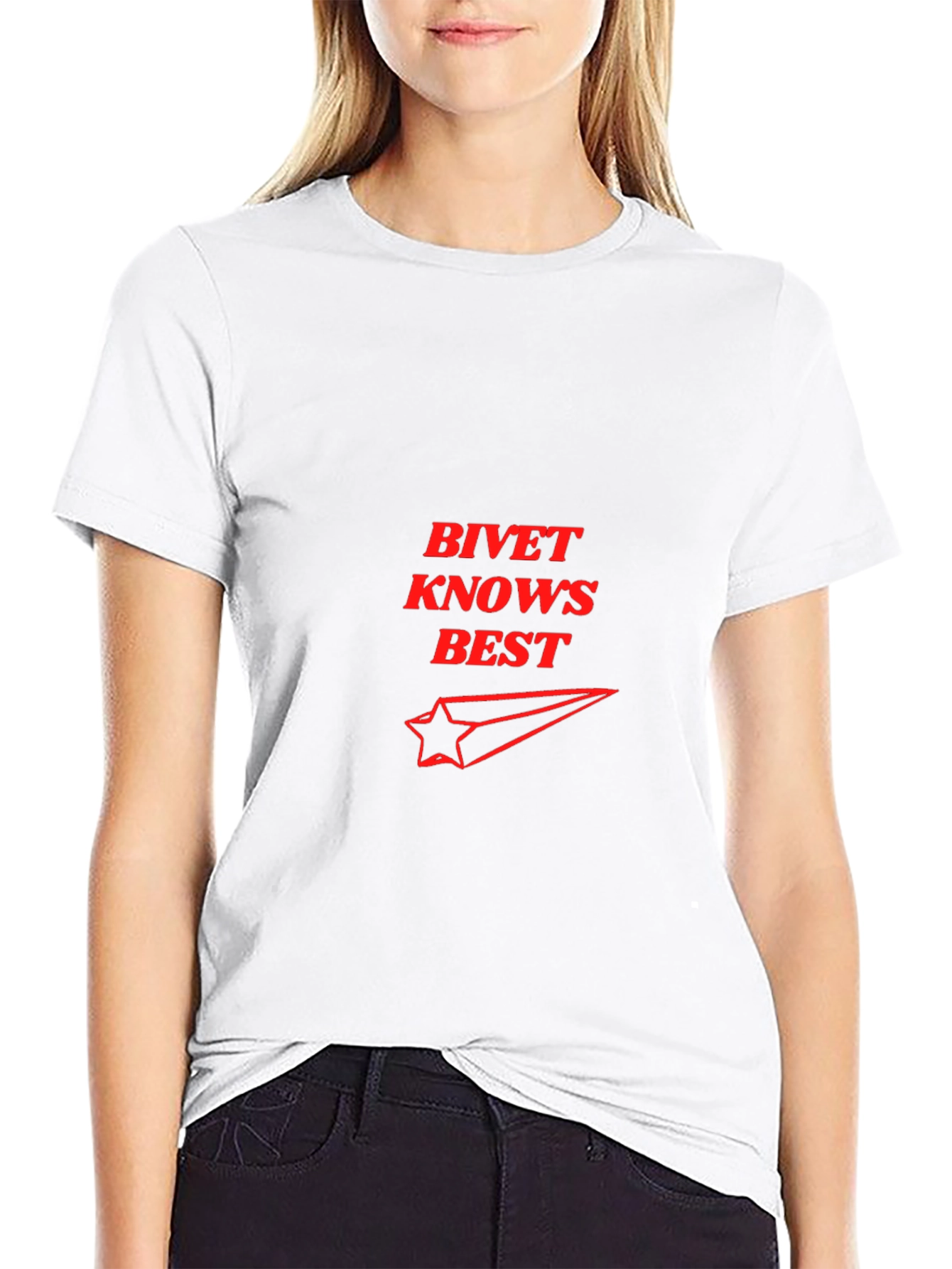 Black BIVET Knows Best Black Graphic T-Shirt view 9