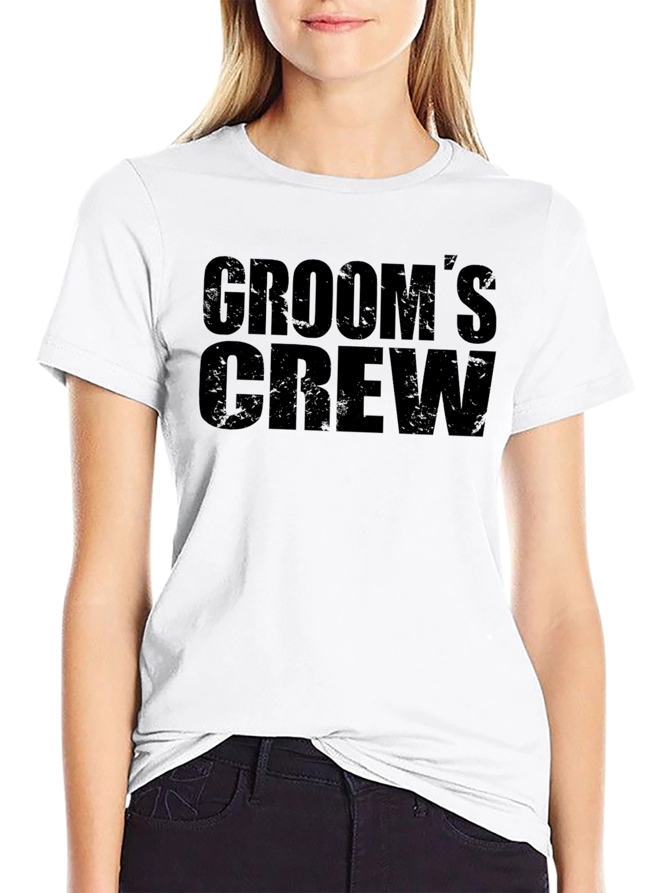 Groom's Crew Black T-Shirt - 9