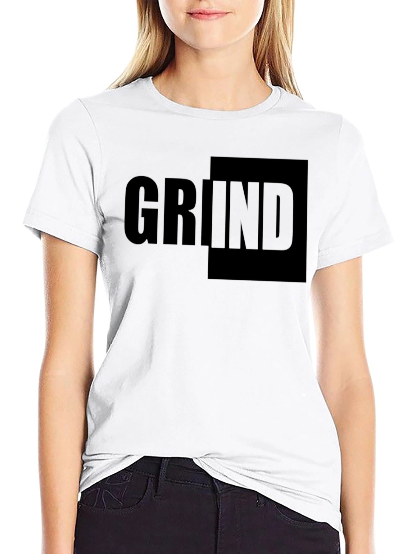 Black Men's Black Grind Graphic T-Shirt view 9