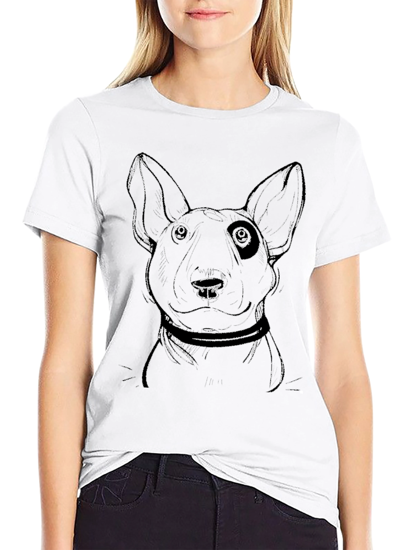 Black Dog Graphic Black T-Shirt view 9