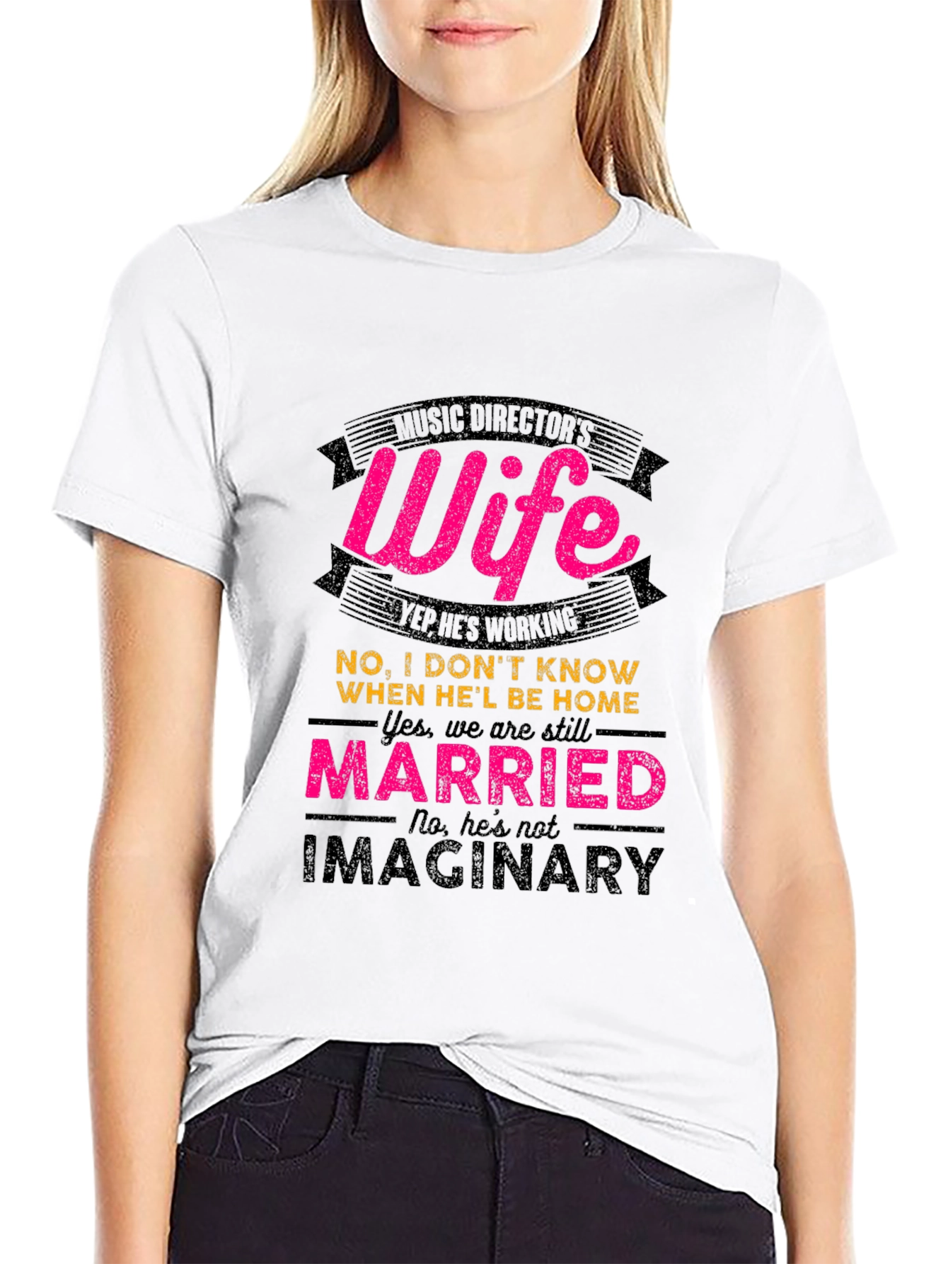 Black Music Director's Wife T-Shirt view 9