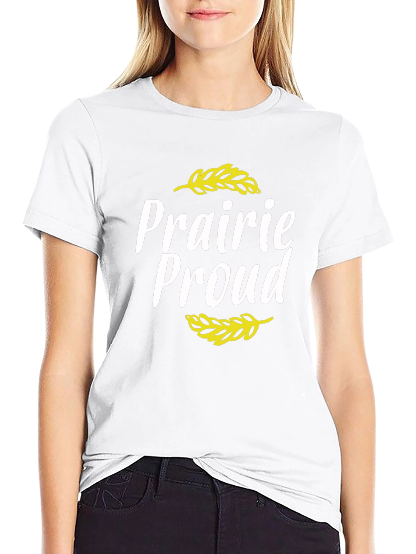 Black Prairie Proud Graphic Tee - Soft Black T-Shirt view 9