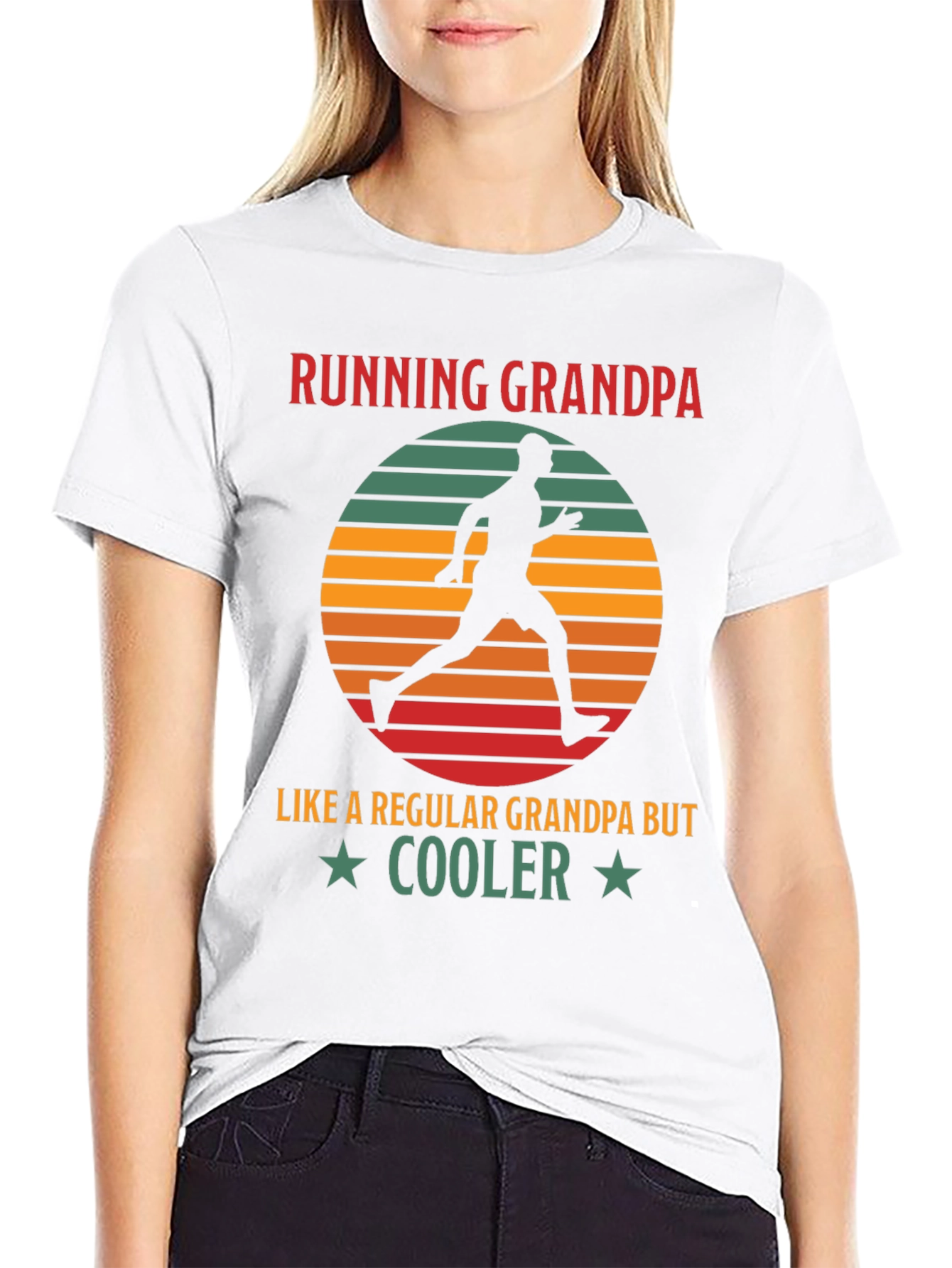 Running Grandpa T-Shirt - Cool Grandpa Gift - 9