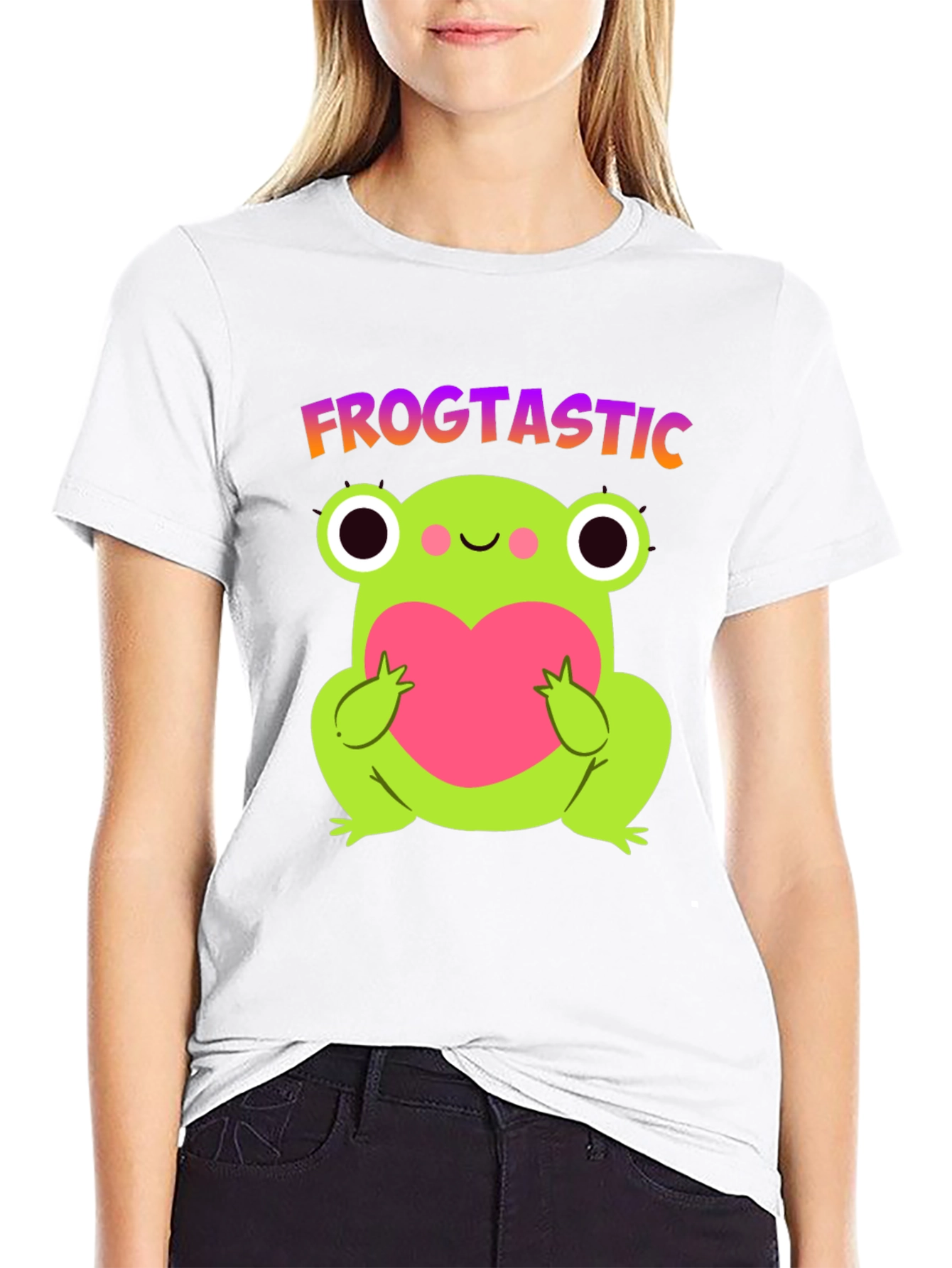 Black Frogtastic Frog Lover T-Shirt view 9