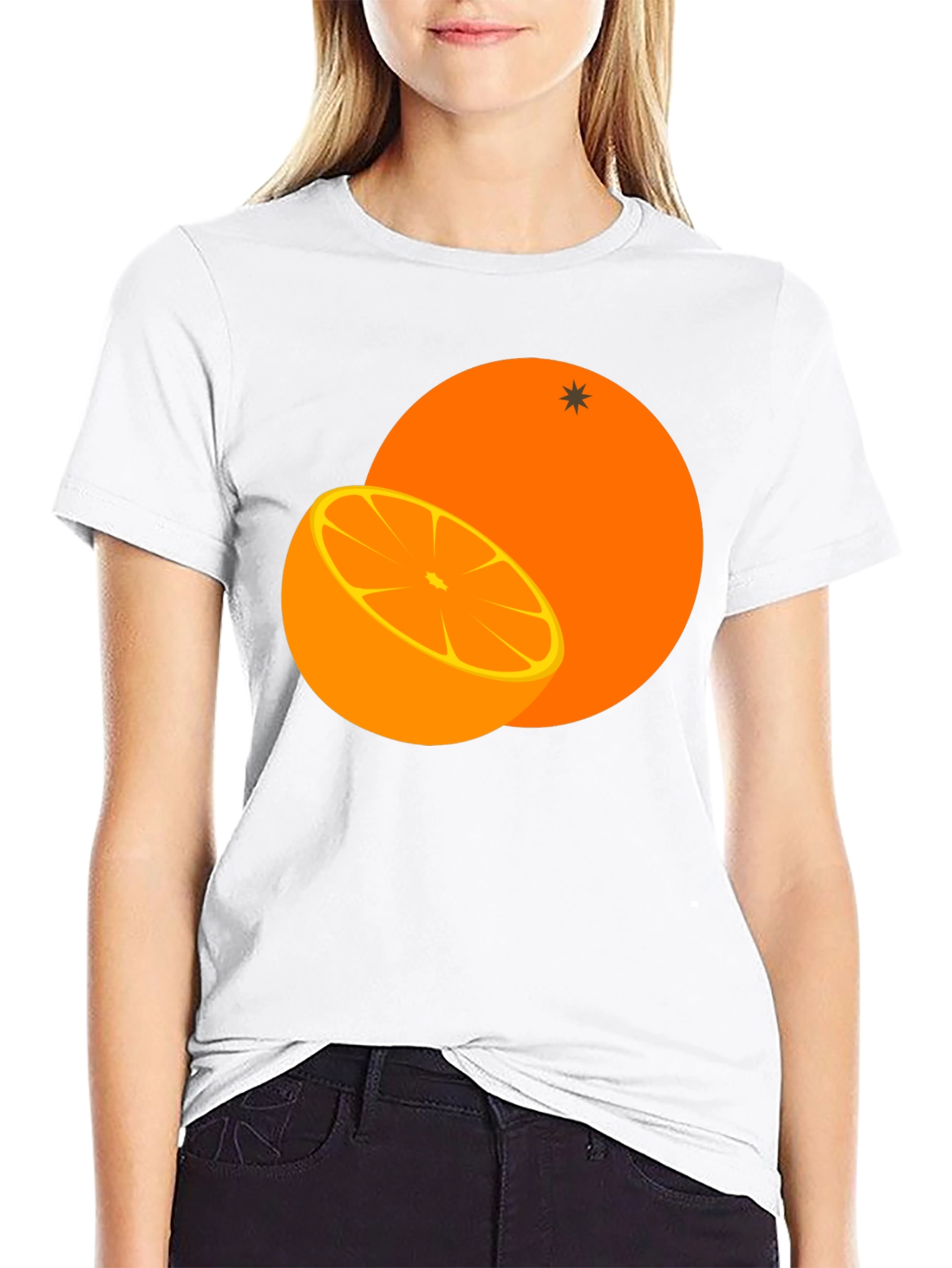 Black Orange Graphic Tee - Fresh & Fruity view 9