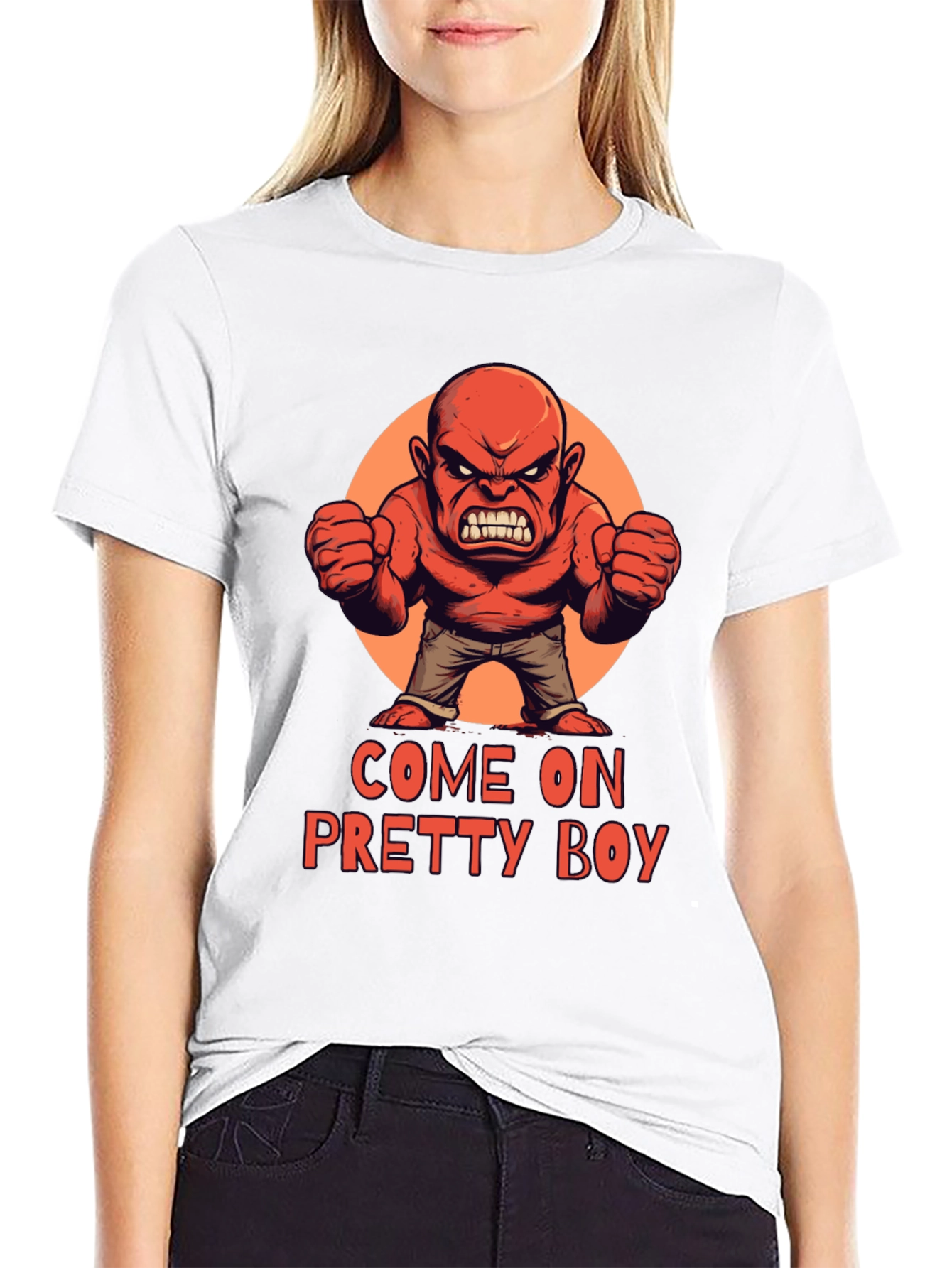 Black Come On Pretty Boy T-Shirt view 9