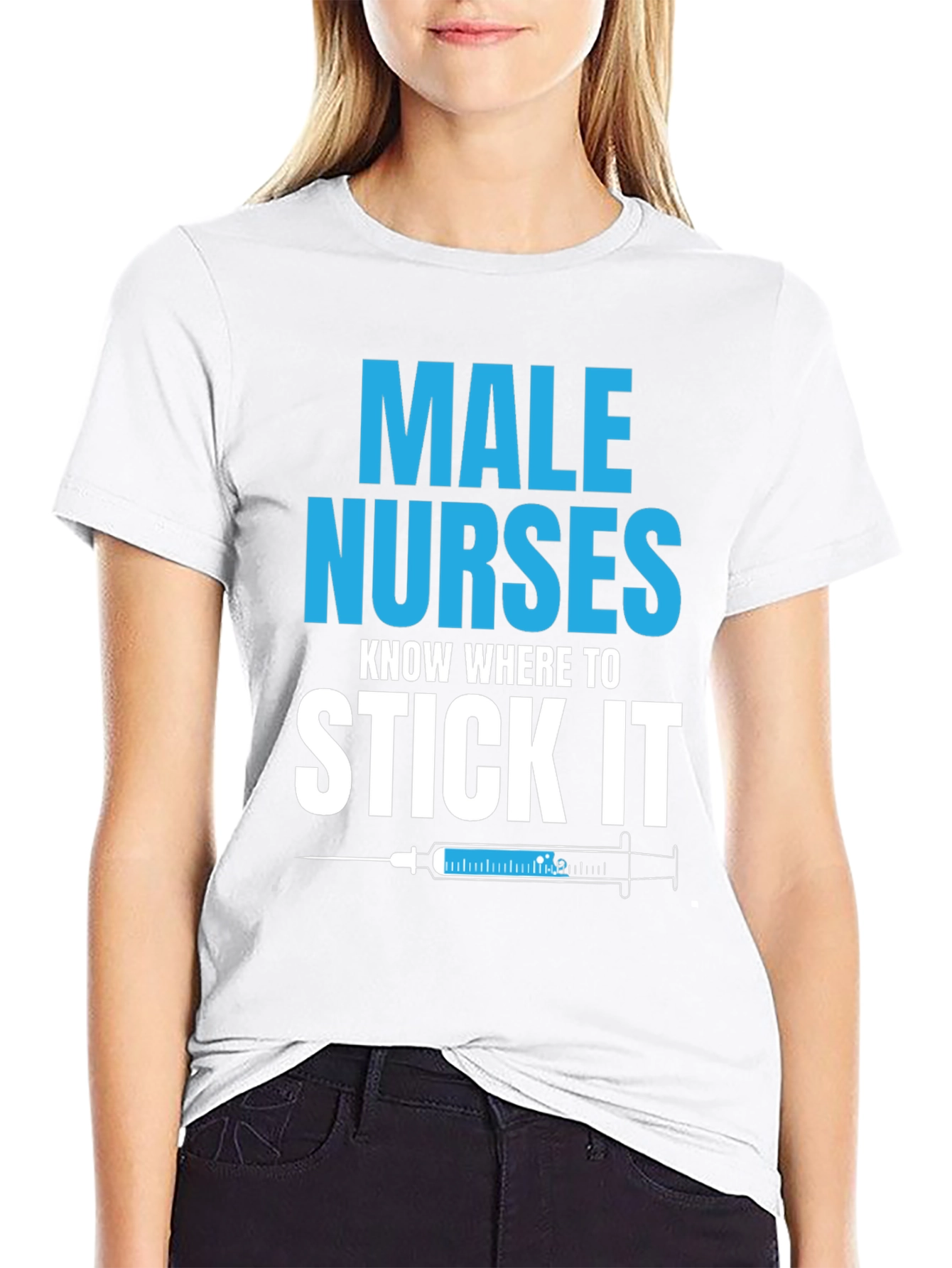 Black Male Nurses Funny T-Shirt view 9