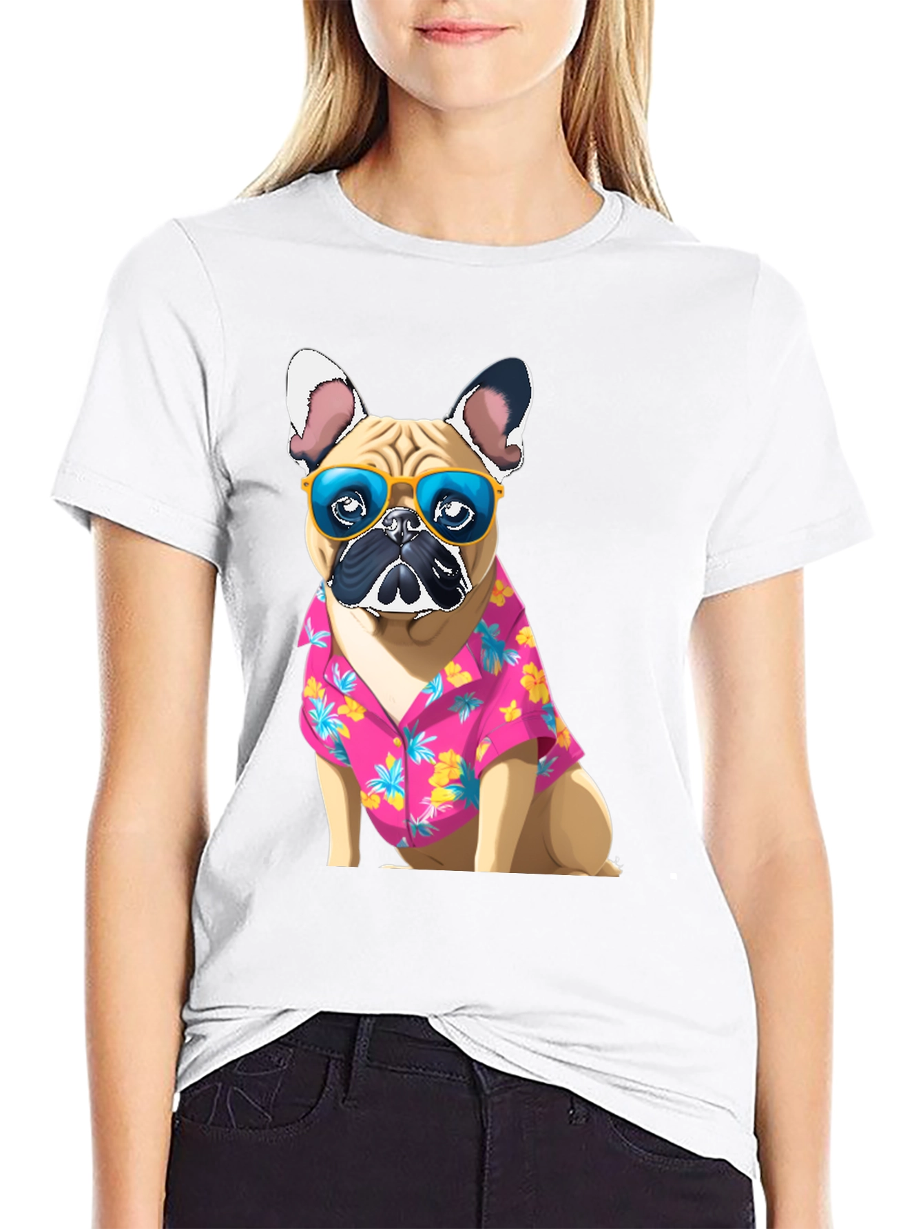 Black Dog Hawaiian Shirt T-Shirt view 9