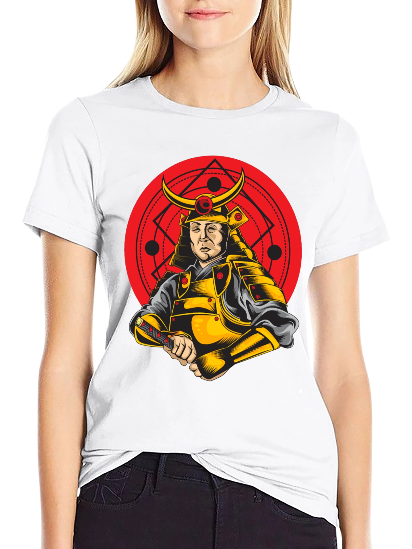 Black Samurai Warrior Graphic T-Shirt - Bold & Unique Design view 9