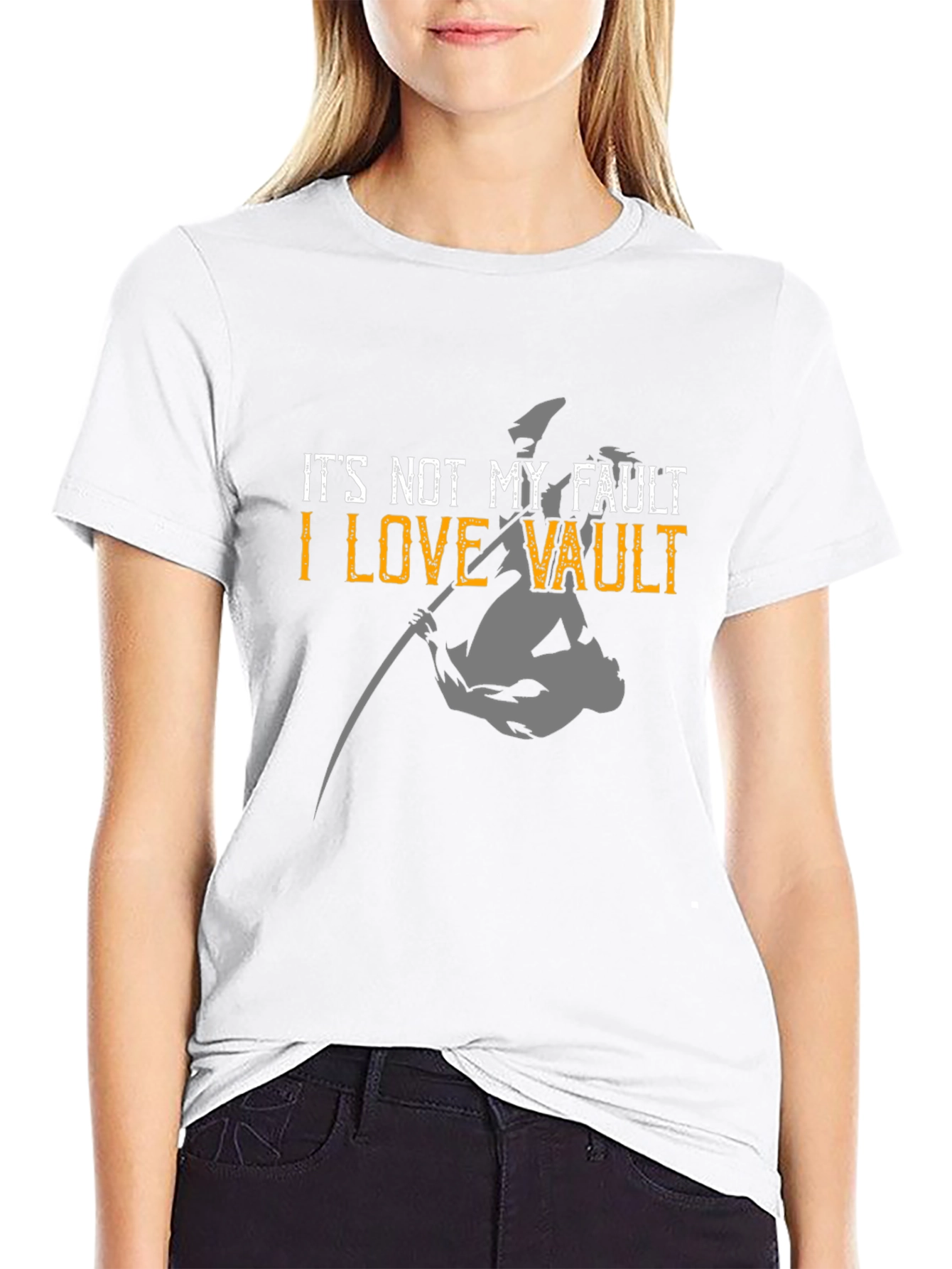 Black I Love Vault Funny Graphic Tee view 9