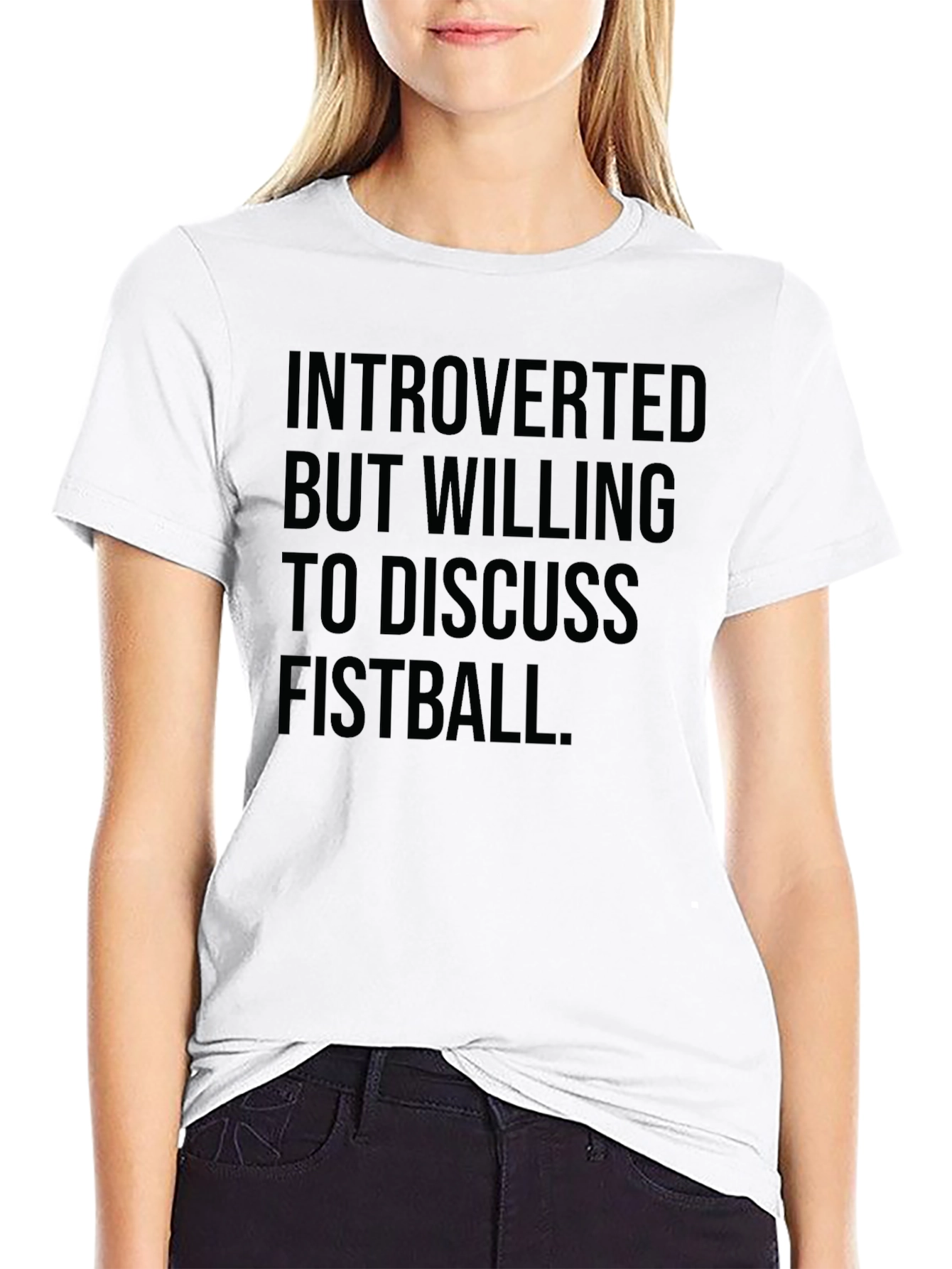 Black Introverted Fistball Tee view 9