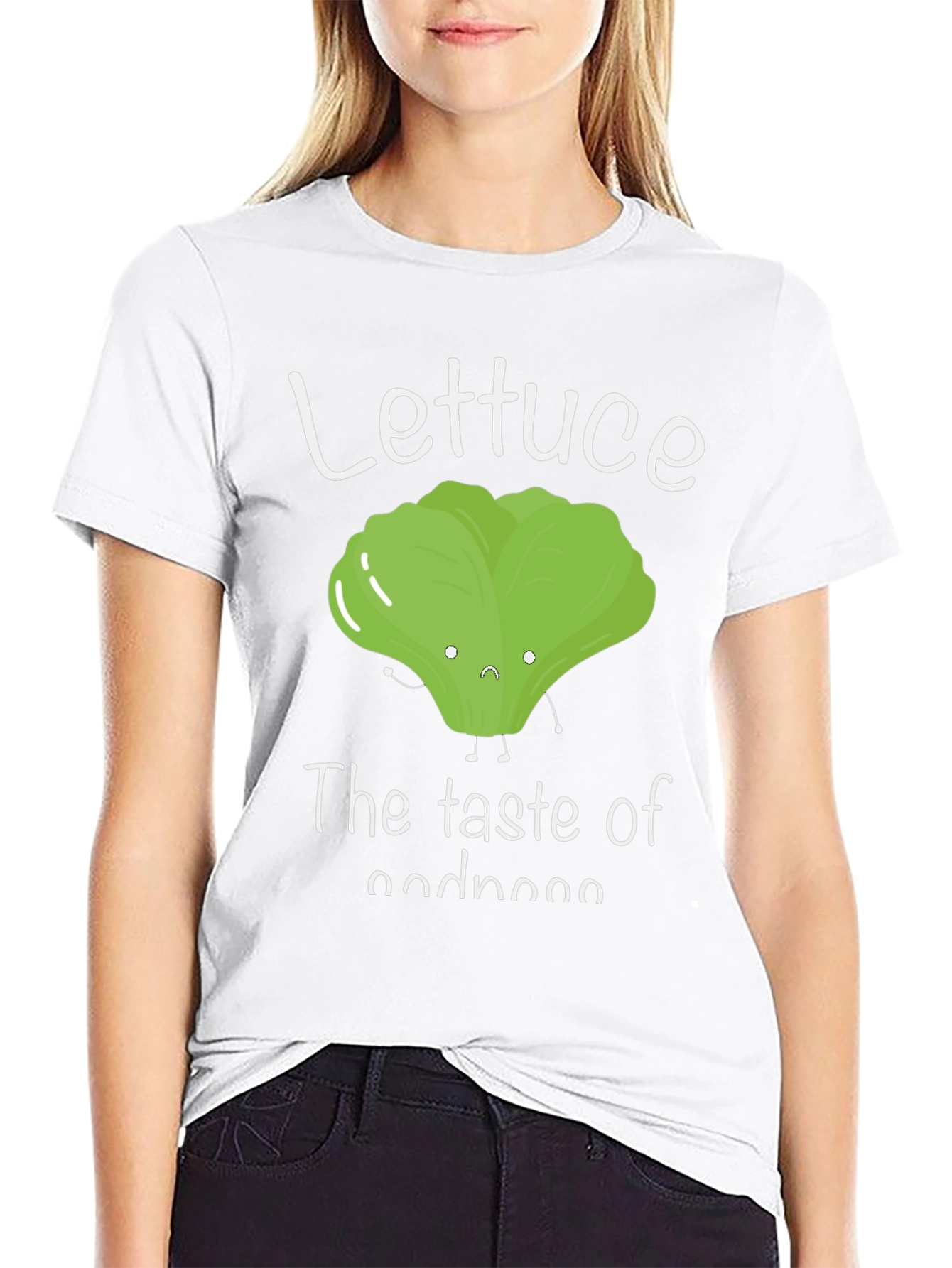 Black Lettuce 'The Taste of Goodness' Funny Graphic Tee view 9