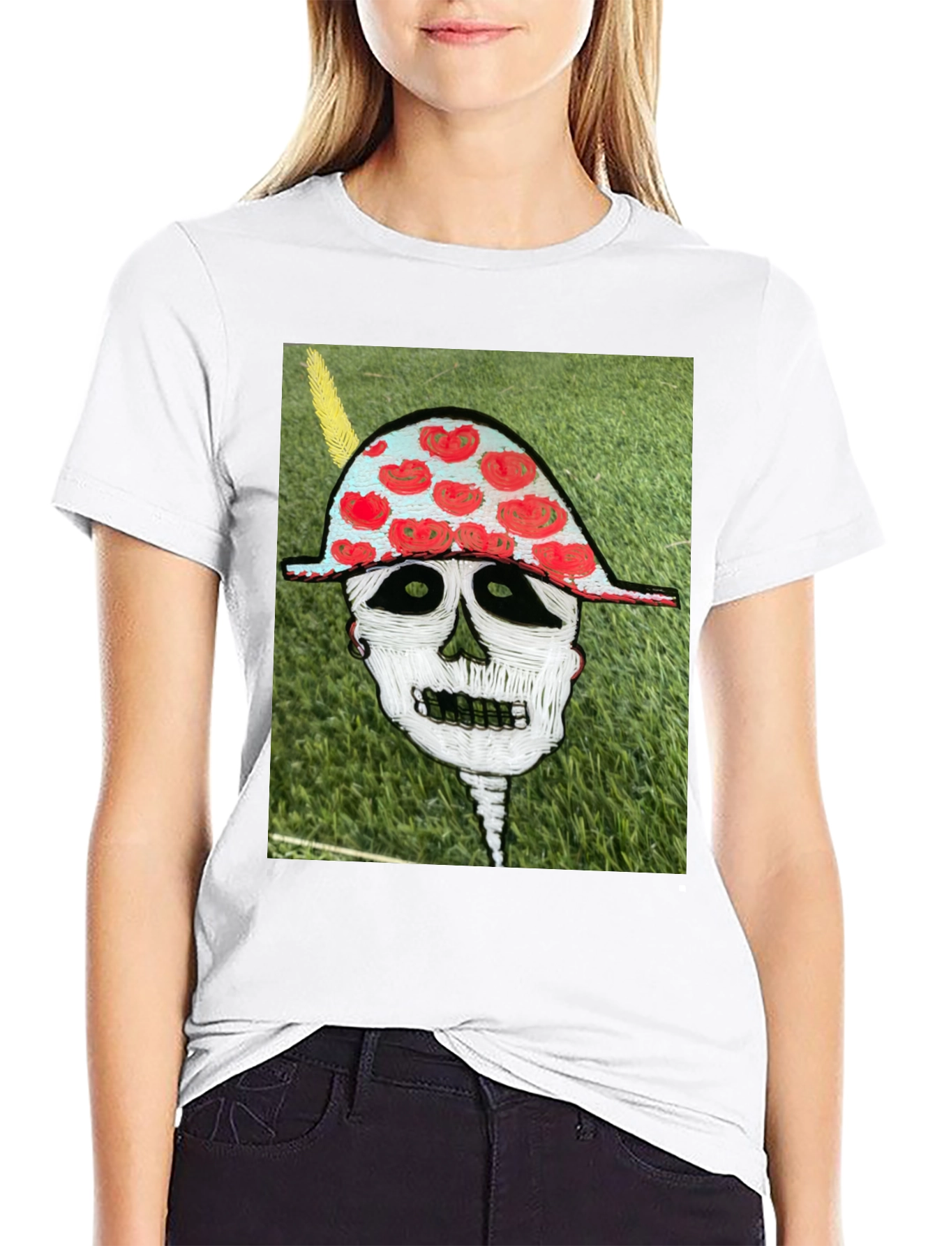 Black Skull Art Graphic Tee - Unique Design view 9