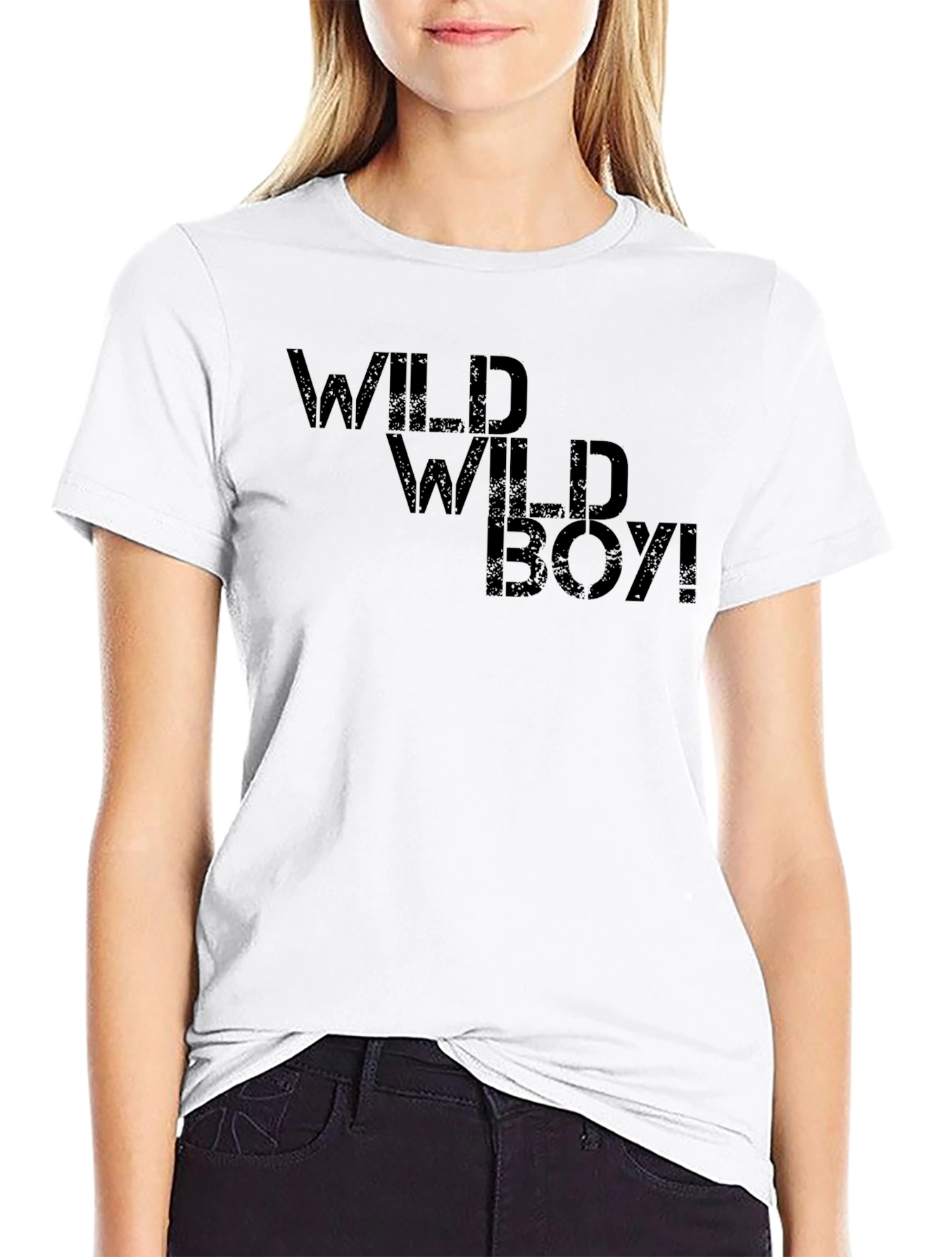 Black Wild Boy Graphic T-Shirt - Men's Black Tee view 9