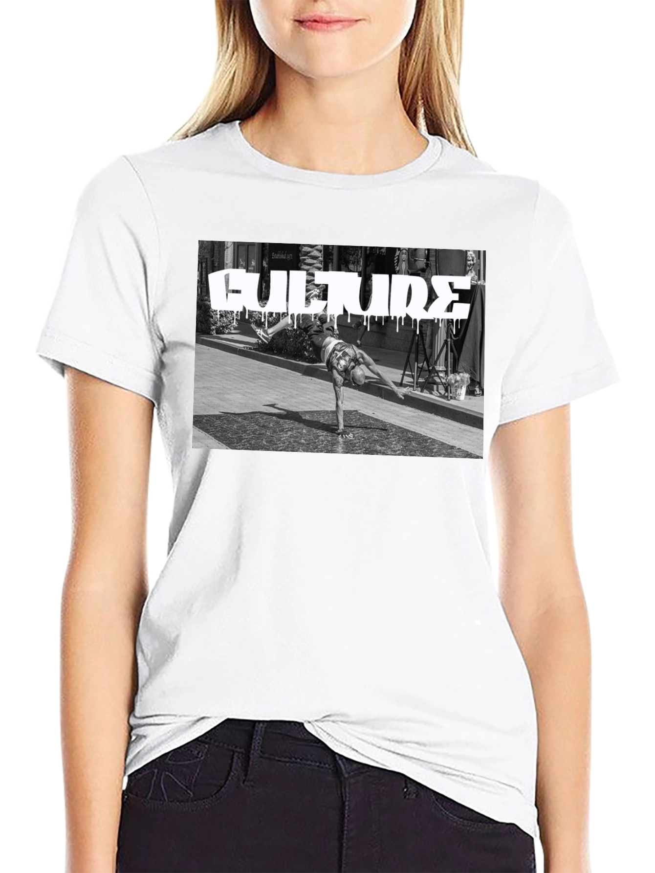 Black Culture Streetwear Graphic Tee - Black view 9