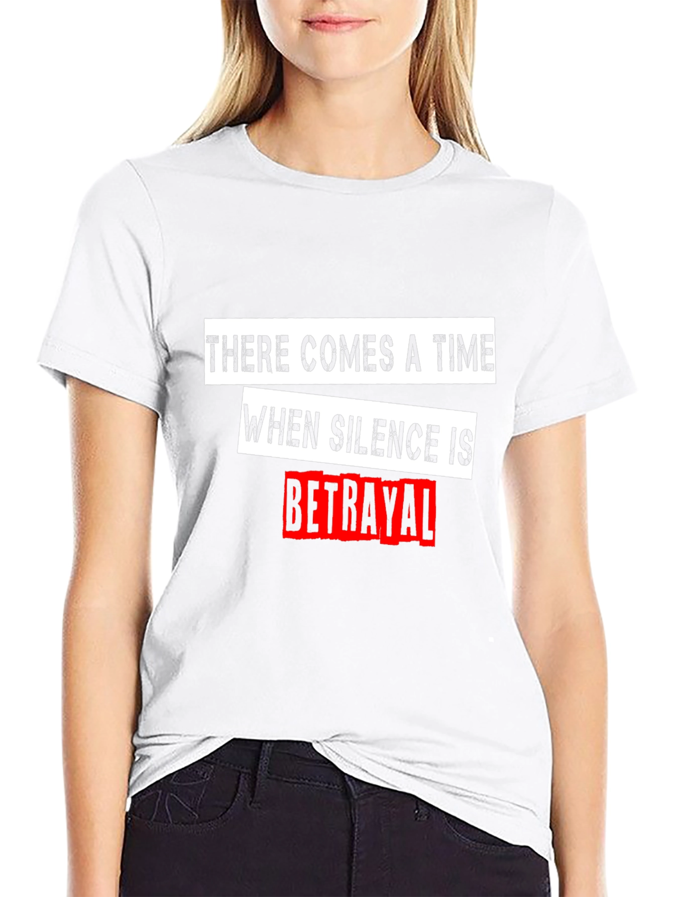 Black Silence is Betrayal Graphic Tee - Menswear view 9