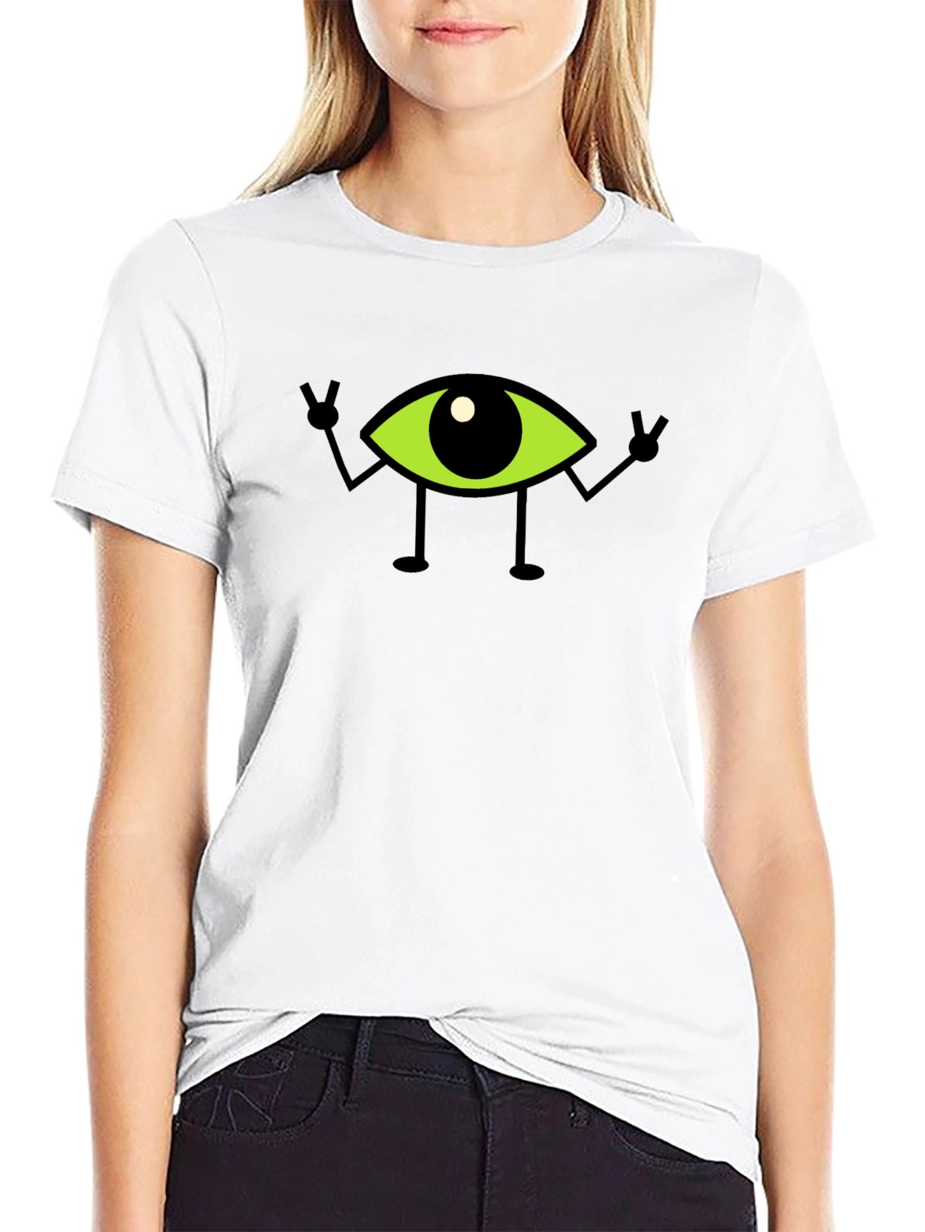 Black Eye See You Tee - Unique Graphic T-Shirt view 9