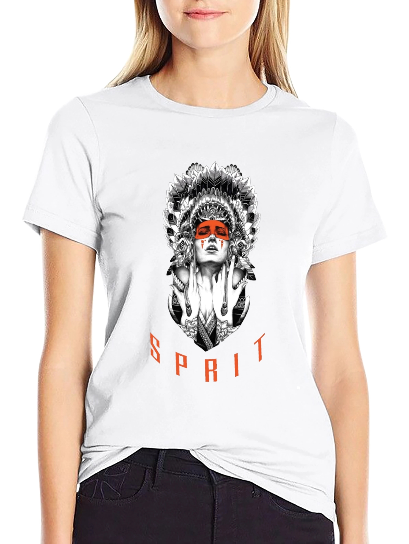 Black Spirit Graphic T-Shirt - Artistic Menswear view 9