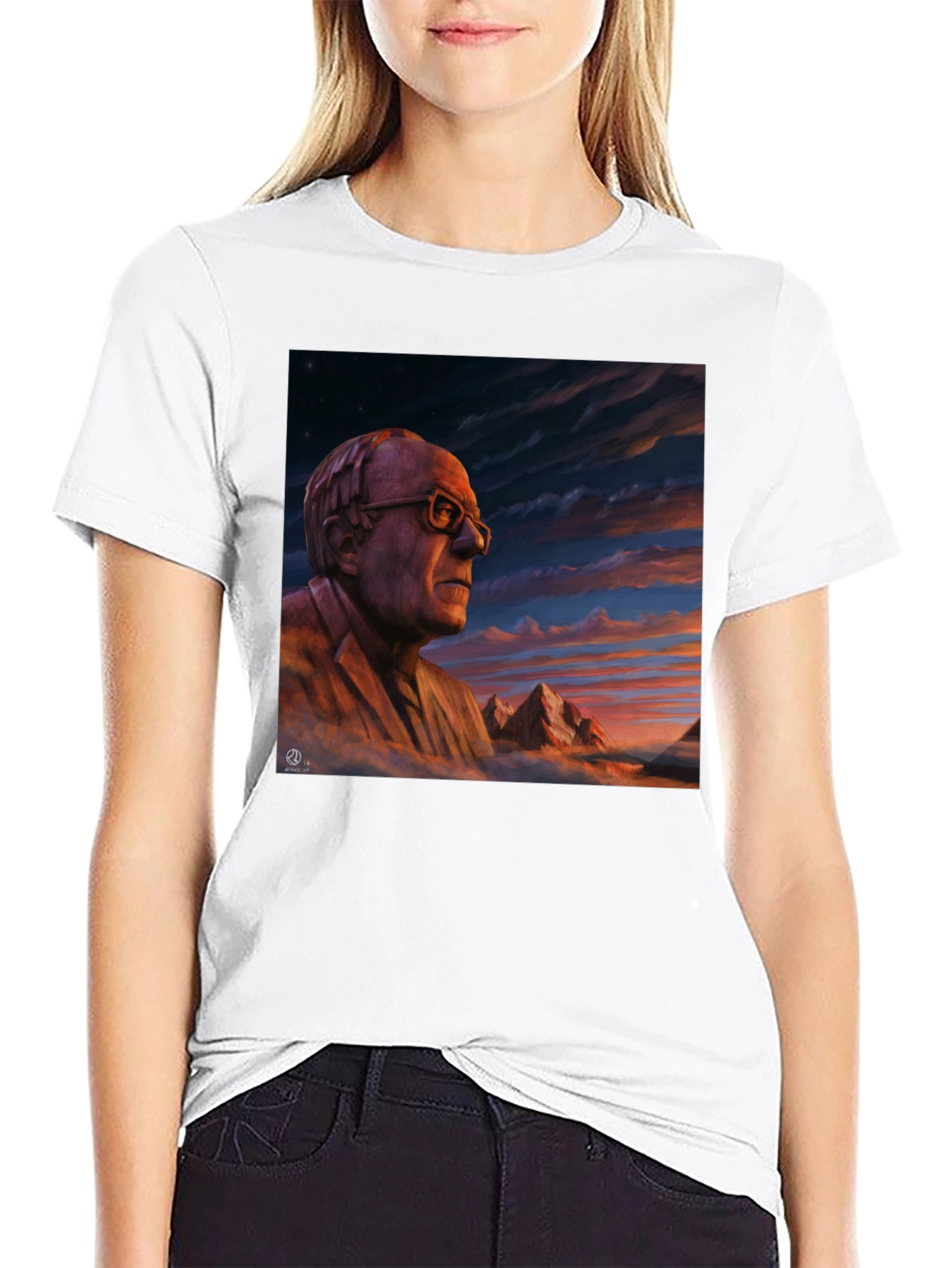 Artistic Portrait Graphic T-Shirt - 9