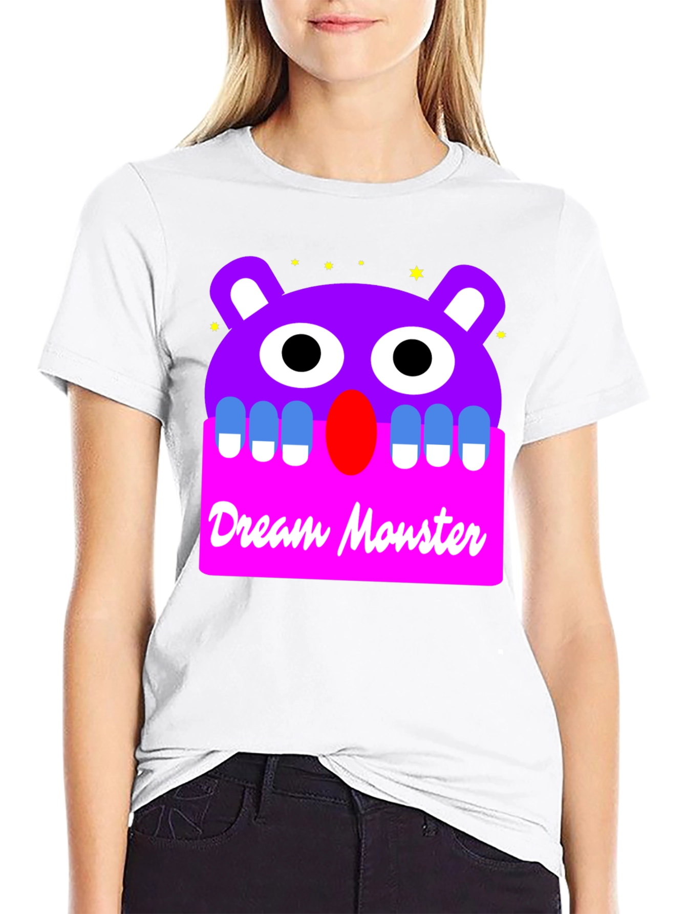 Black Dream Monster Graphic T-Shirt view 9