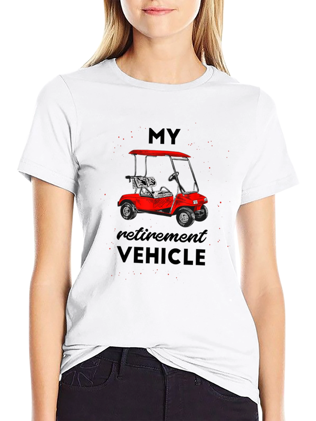 Black Retirement Vehicle Graphic T-Shirt view 9