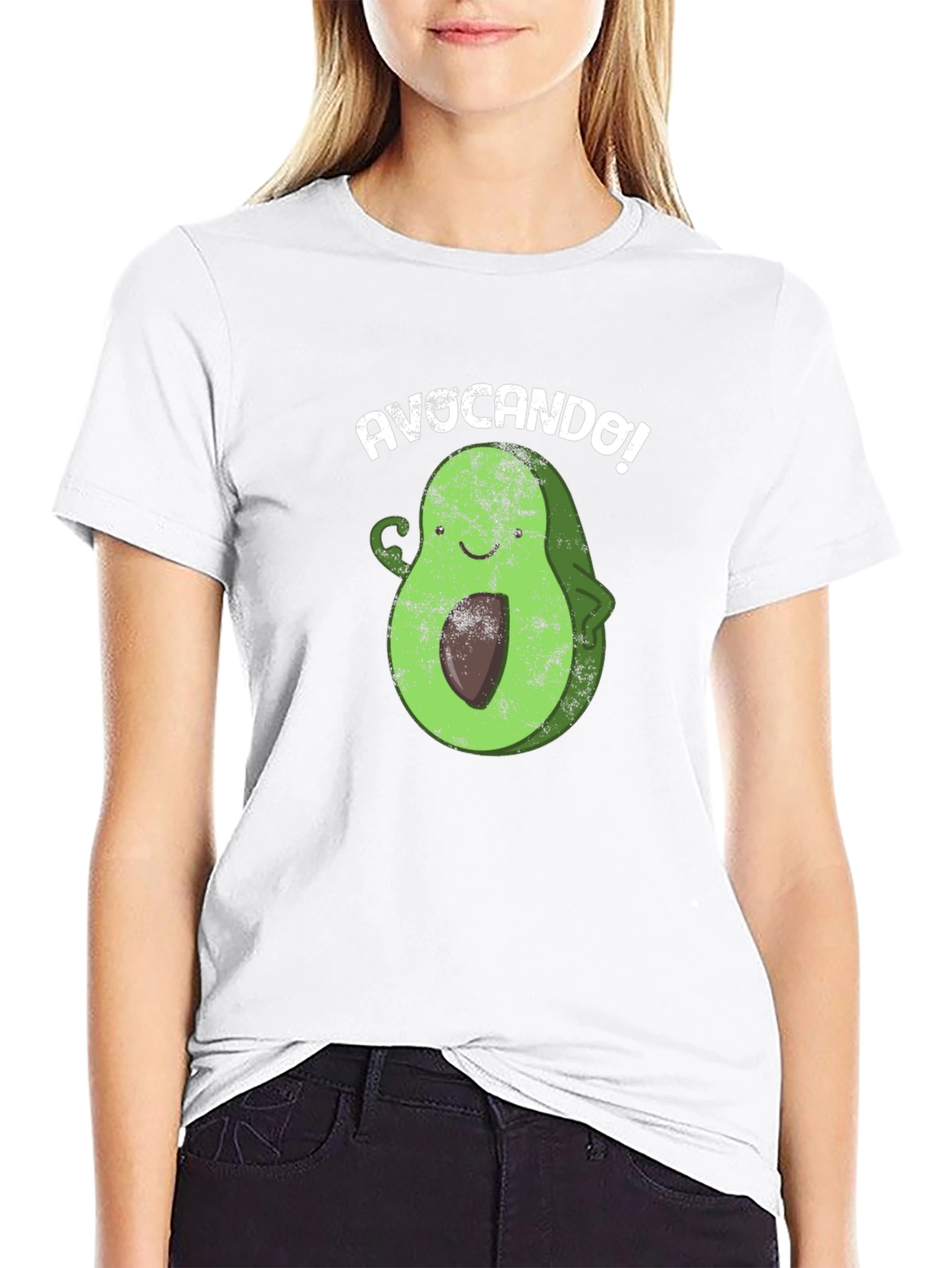 Black Avocando Funny Avocado Pun T-Shirt view 9
