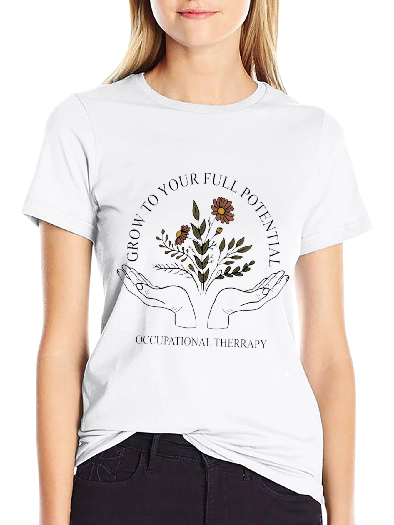Occupational Therapy Grow to Full Potential T-Shirt - 9