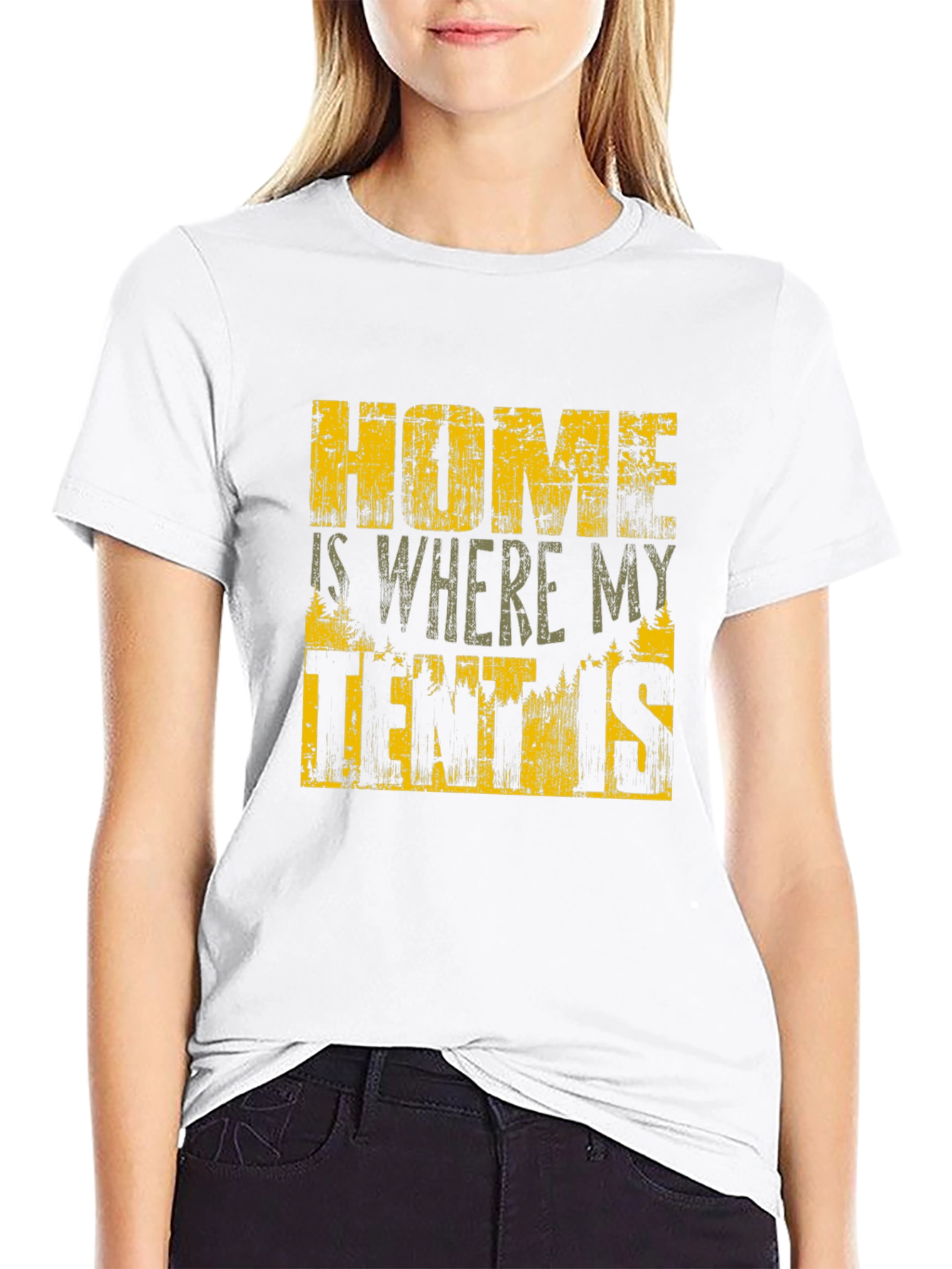Home is Where My Tent Is T-Shirt - Camping Adventure Tee - 9