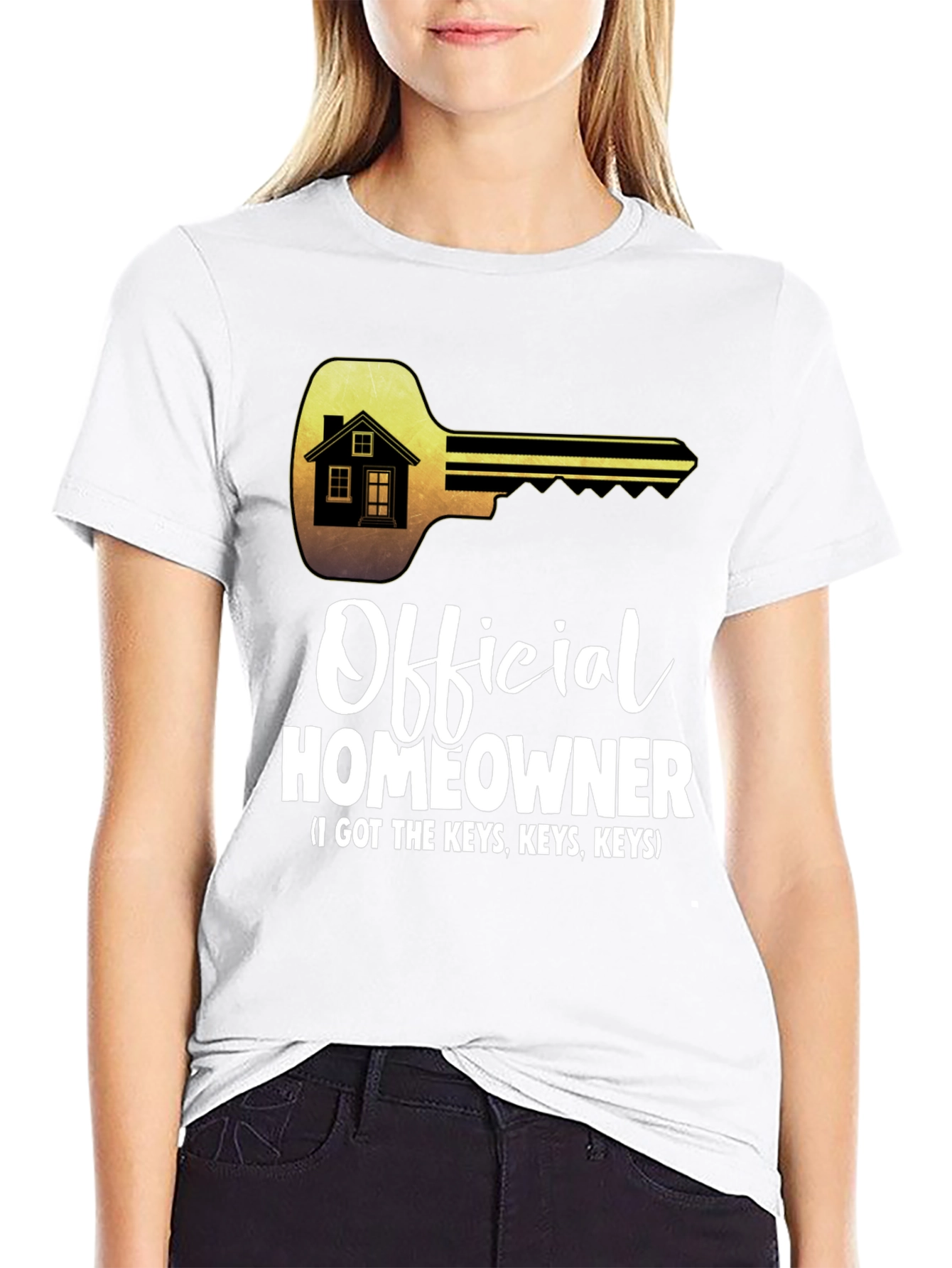 Black Official Homeowner T-Shirt - Got the Keys Tee view 9