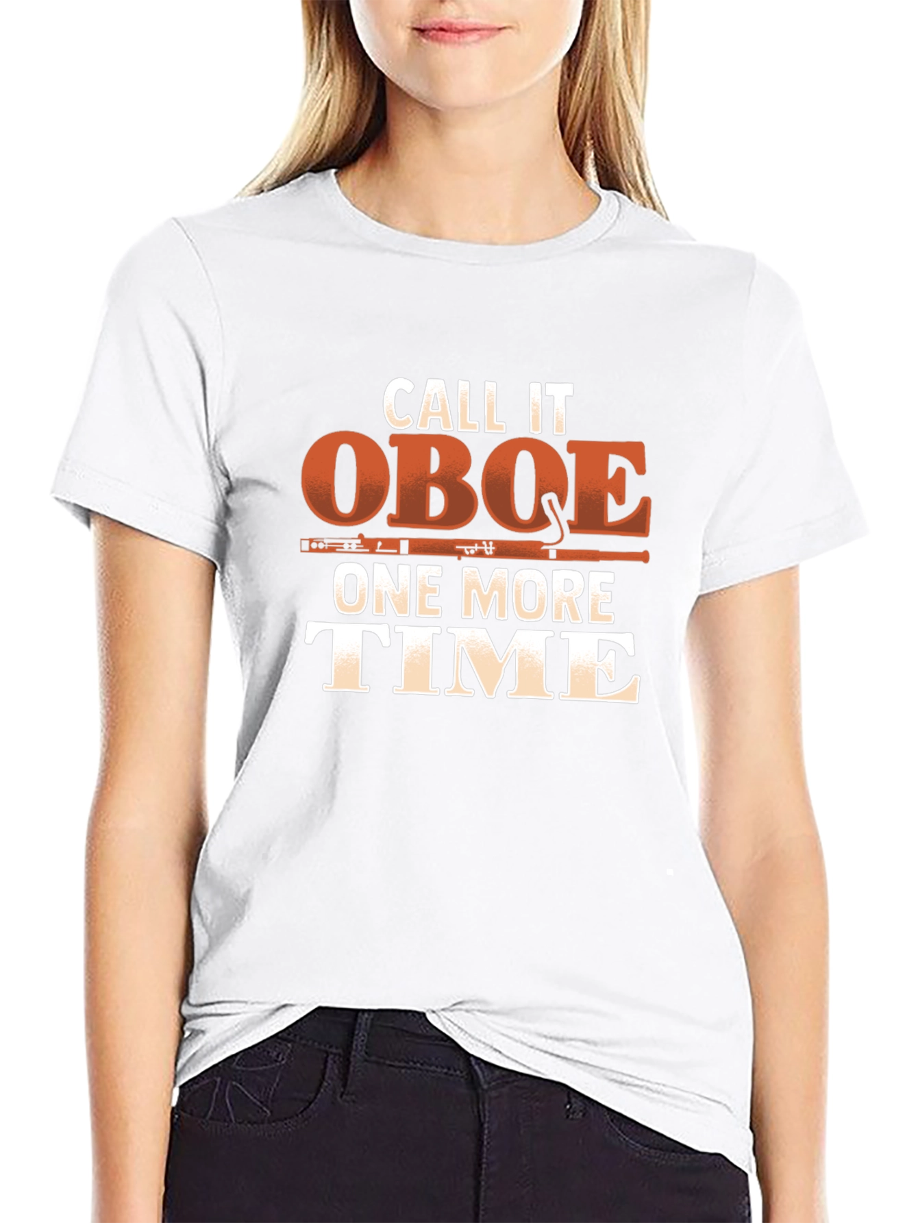 Black Call It Oboe One More Time T-Shirt view 9