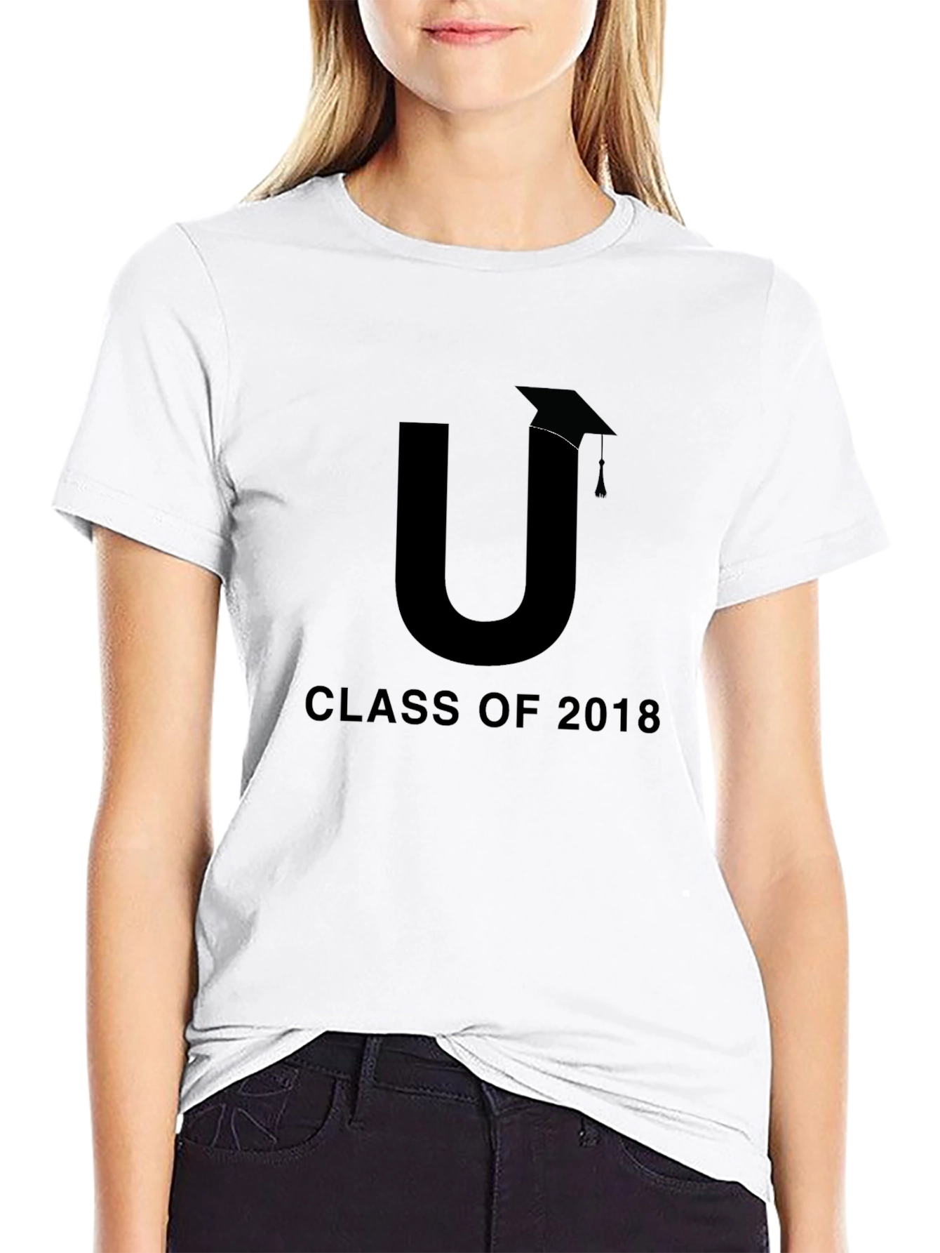 Black Class of 2018 Graduation T-Shirt view 9