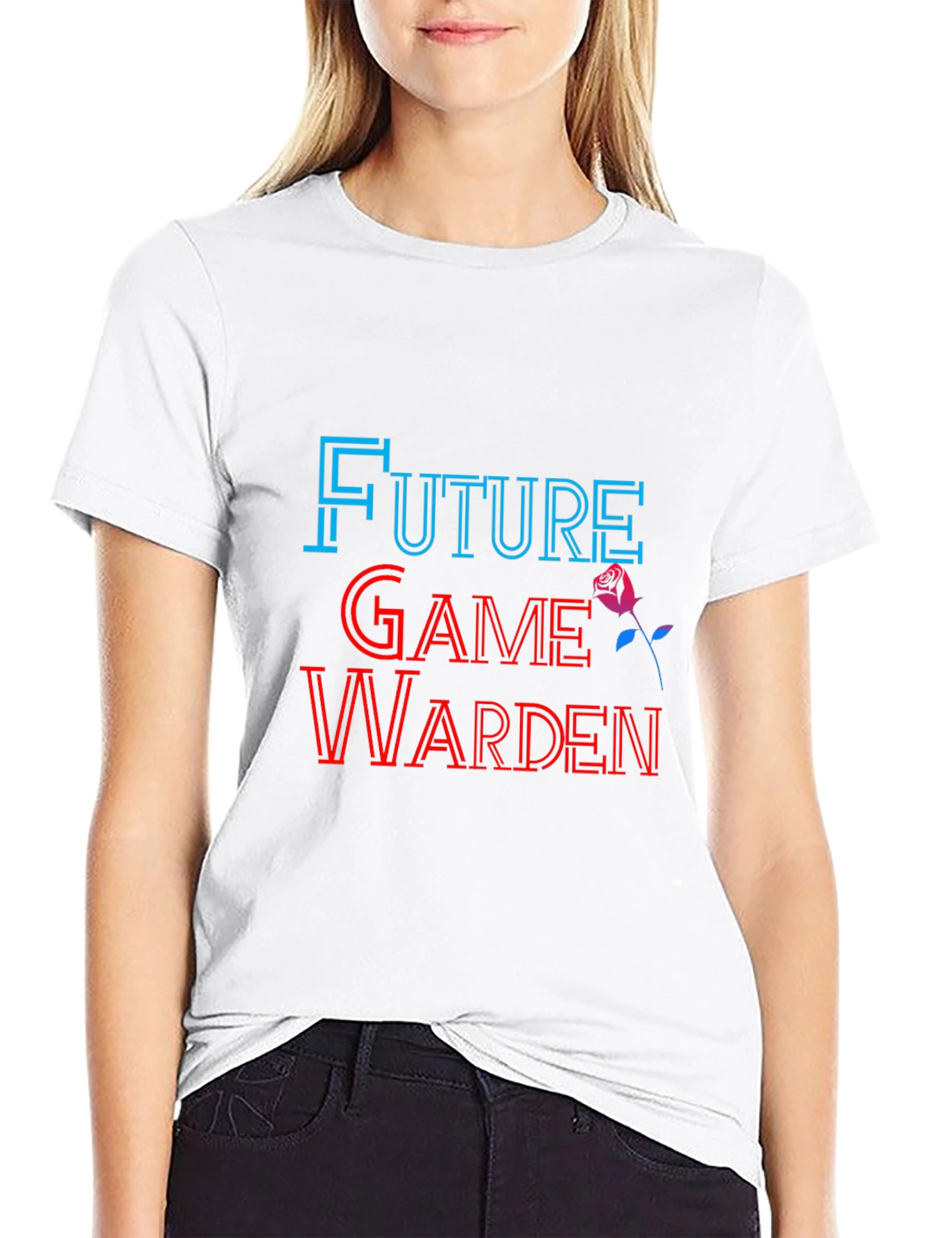 Black Future Game Warden Black Graphic Tee view 9