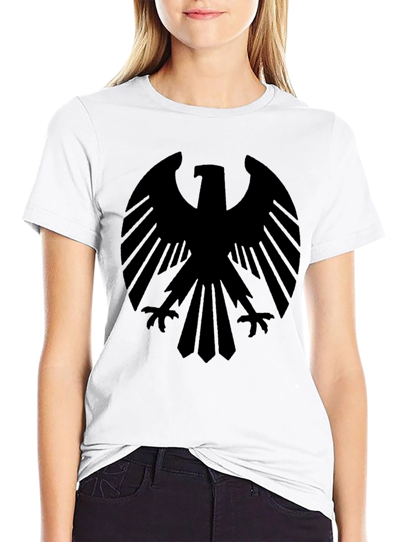 Black Black Eagle Graphic Tee - Stylish Menswear view 9