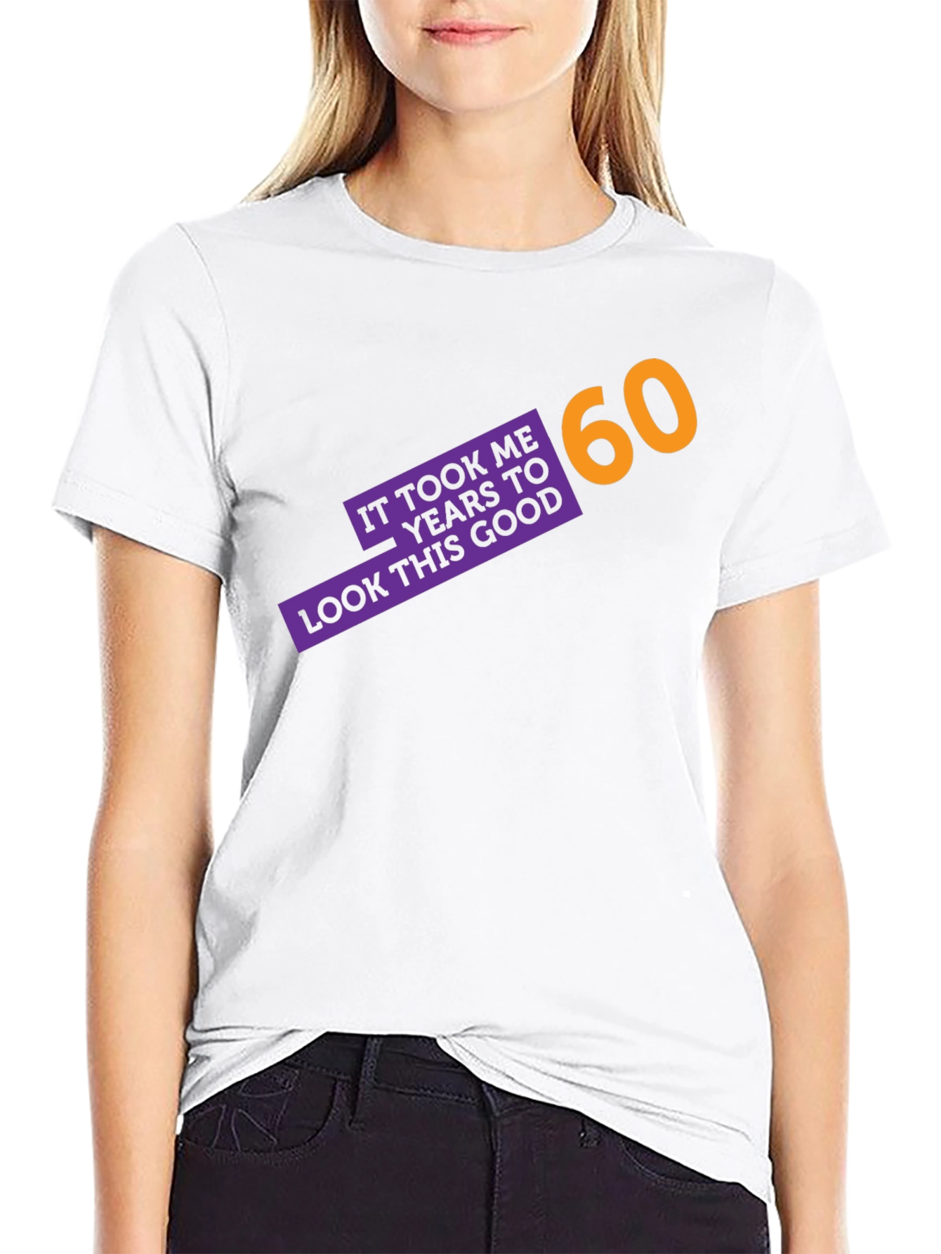Black Funny 60th Birthday T-Shirt - It Took Me 60 Years view 9