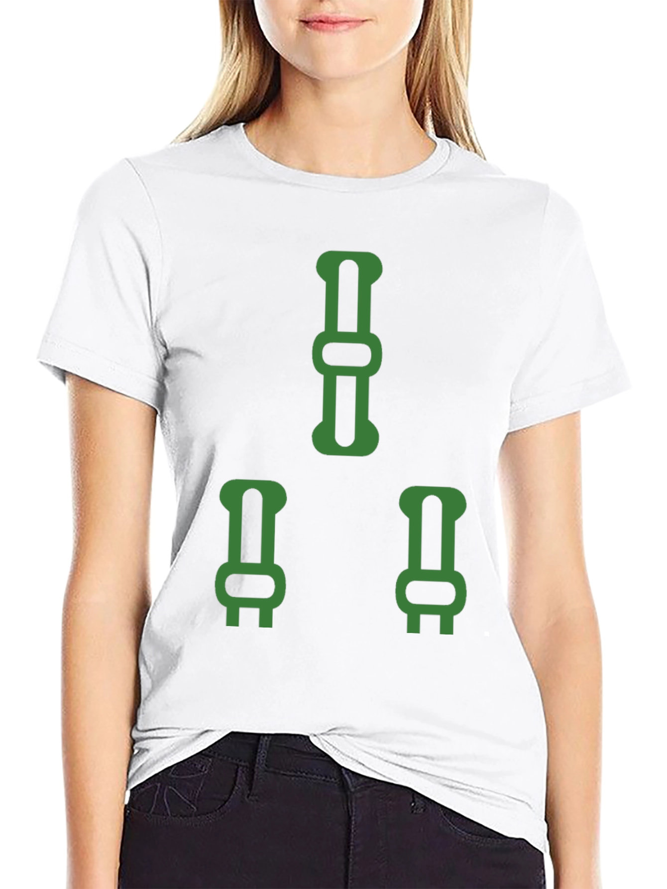 Black Men's Novelty Suspender Graphic Tee view 9