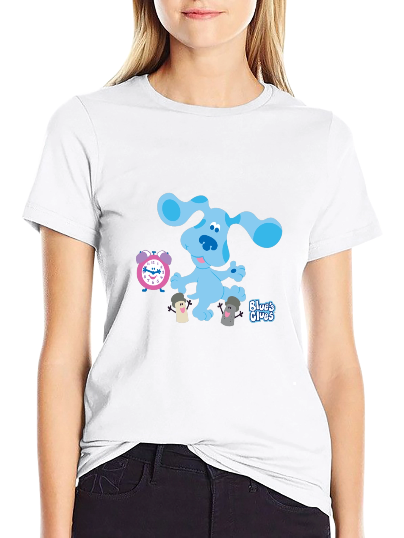 Black Blue's Clues Black Graphic Tee view 9