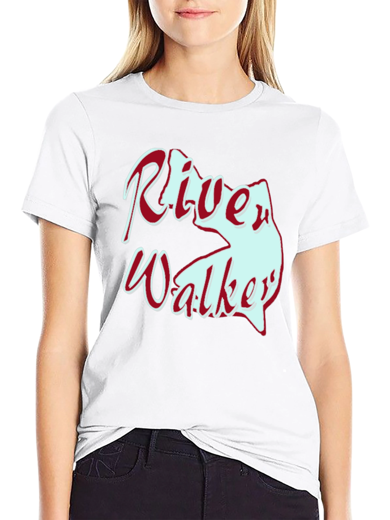 Black River Walker Novelty Graphic T-Shirt view 9