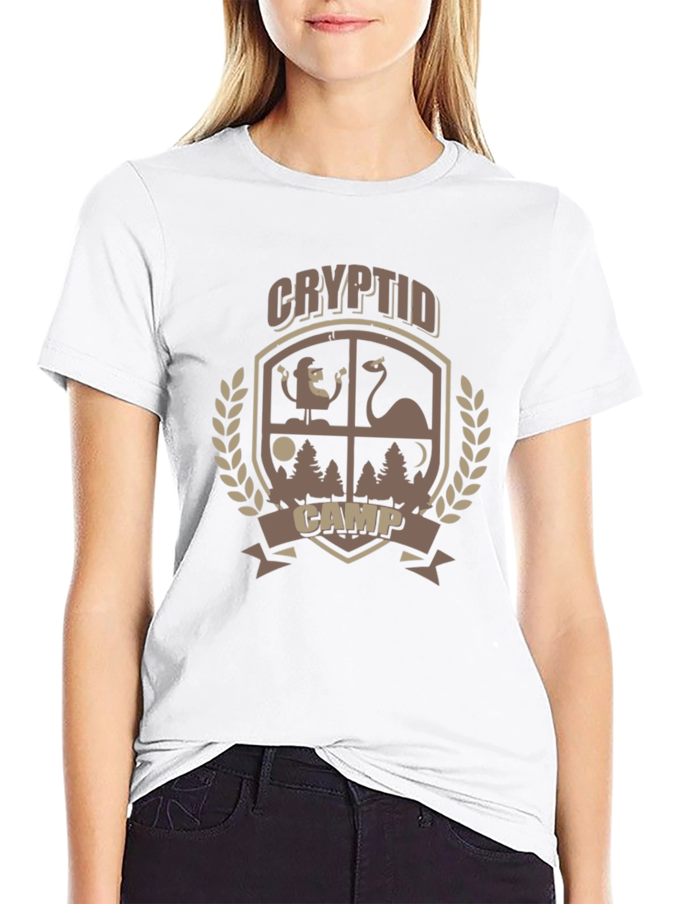 Black Cryptid Camp Graphic Tee view 9