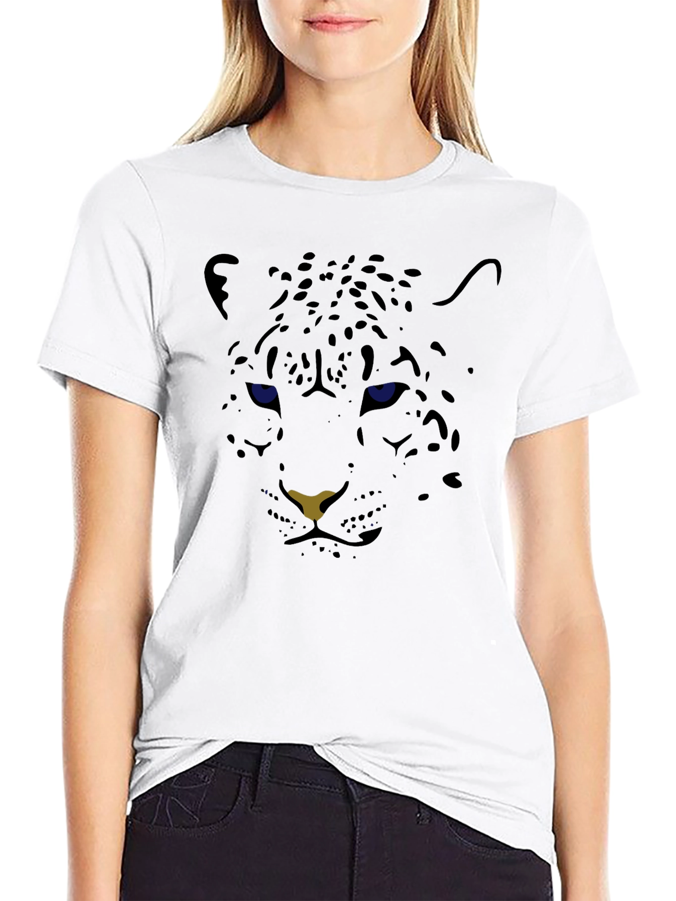 Black Black Panther Graphic Tee - Stylish Animal Print view 9