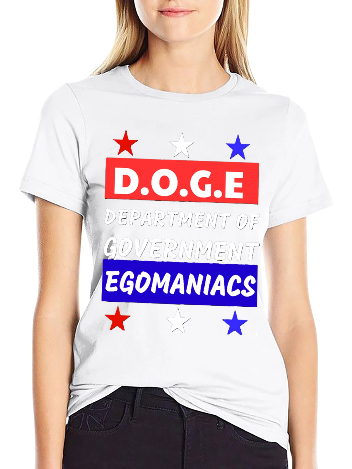 Black D.O.G.E Department Graphic Tee view 9
