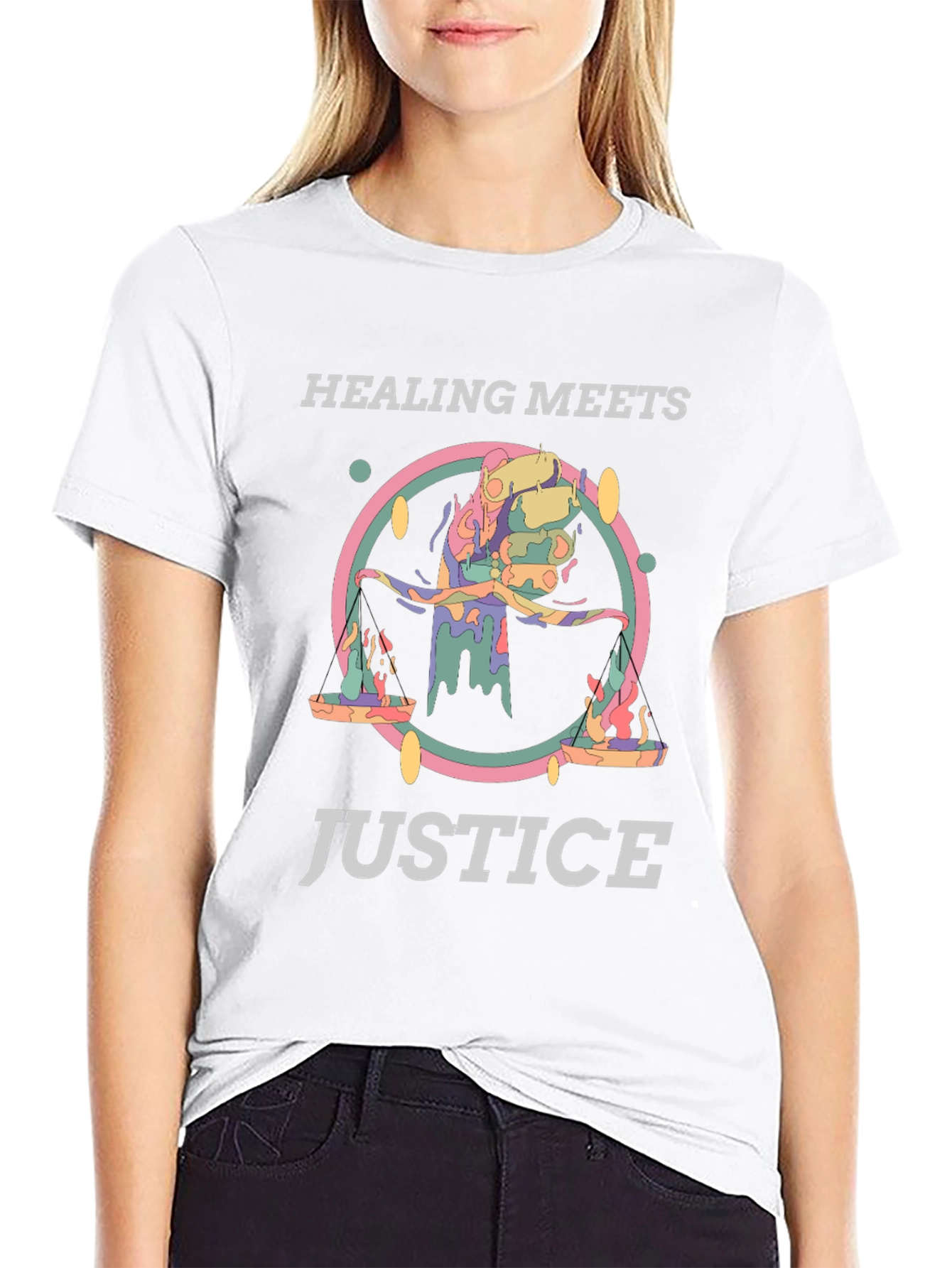 Healing Meets Justice Graphic Tee - Unisex - 9