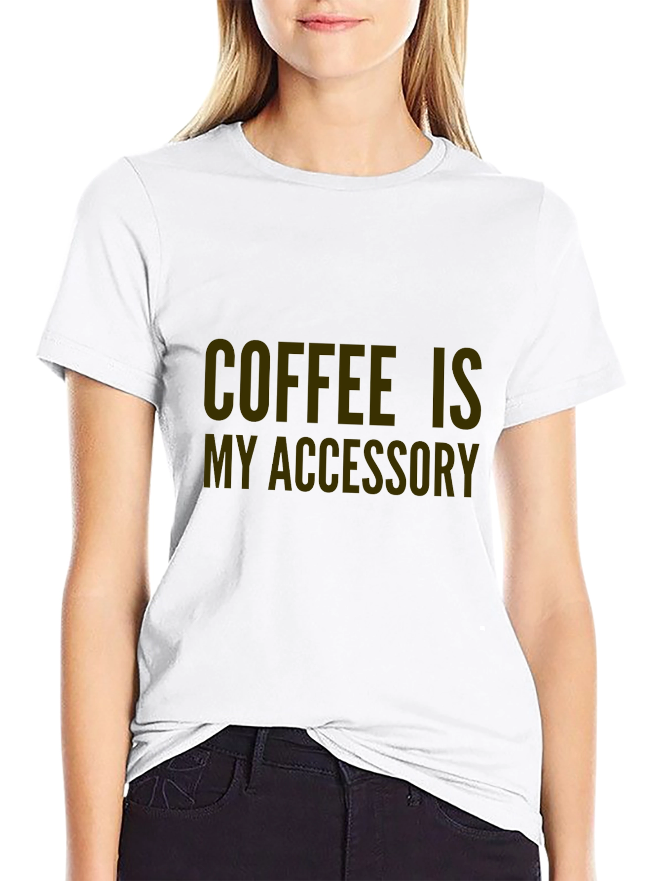 Black Coffee Is My Accessory Graphic Tee - Unisex view 9