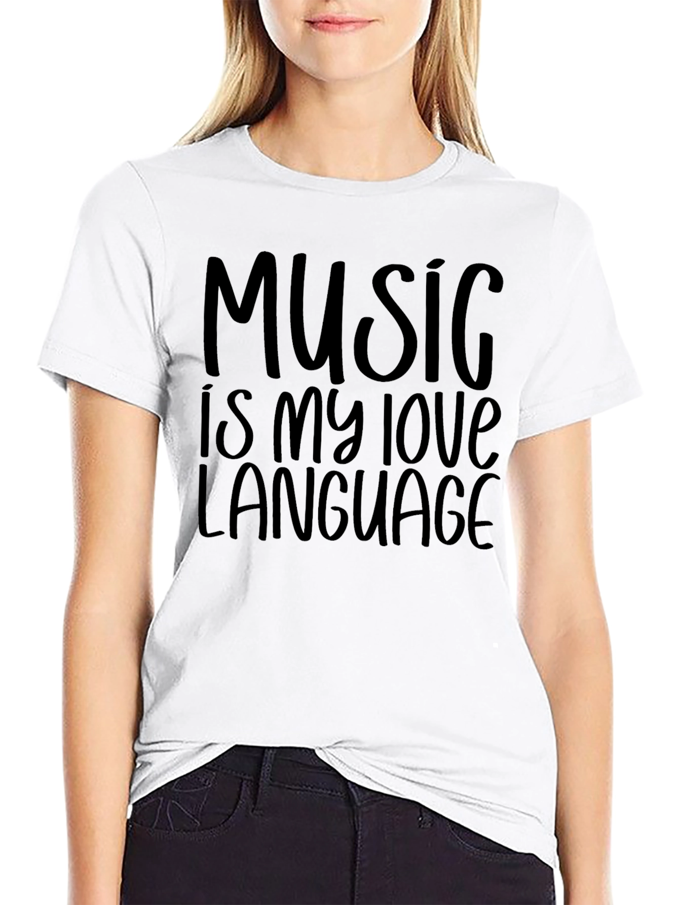Black Music is My Love Language Black Tee view 9