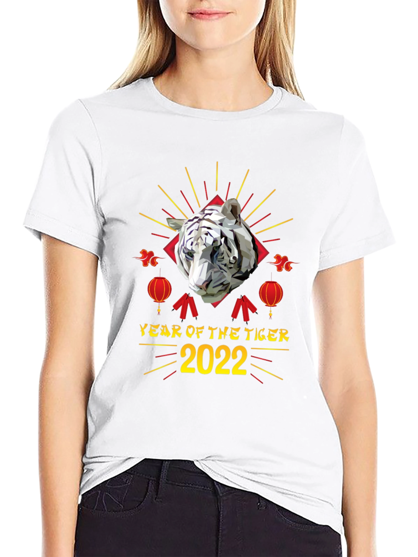 Black Year of the Tiger 2022 Graphic Tee view 9