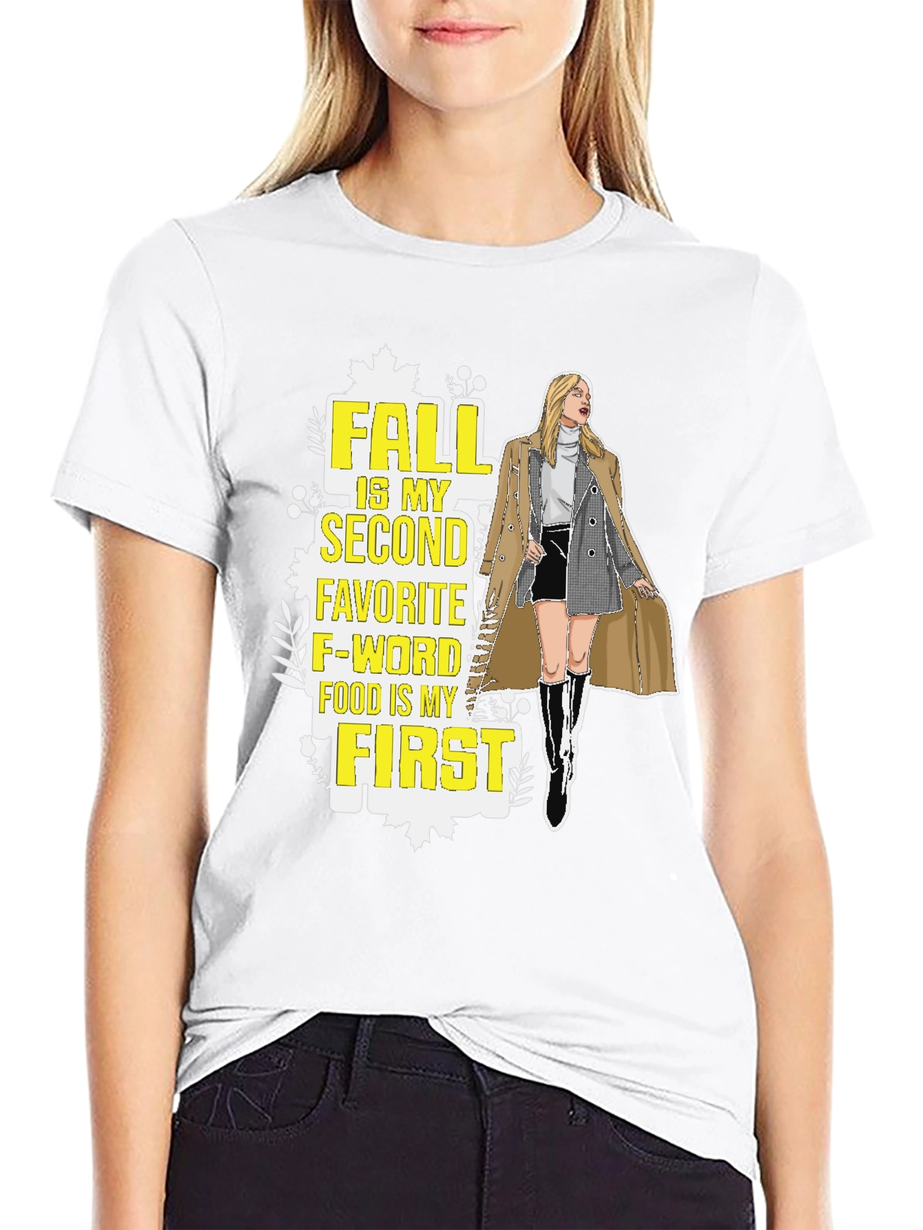 Black Fall Food T-Shirt view 9