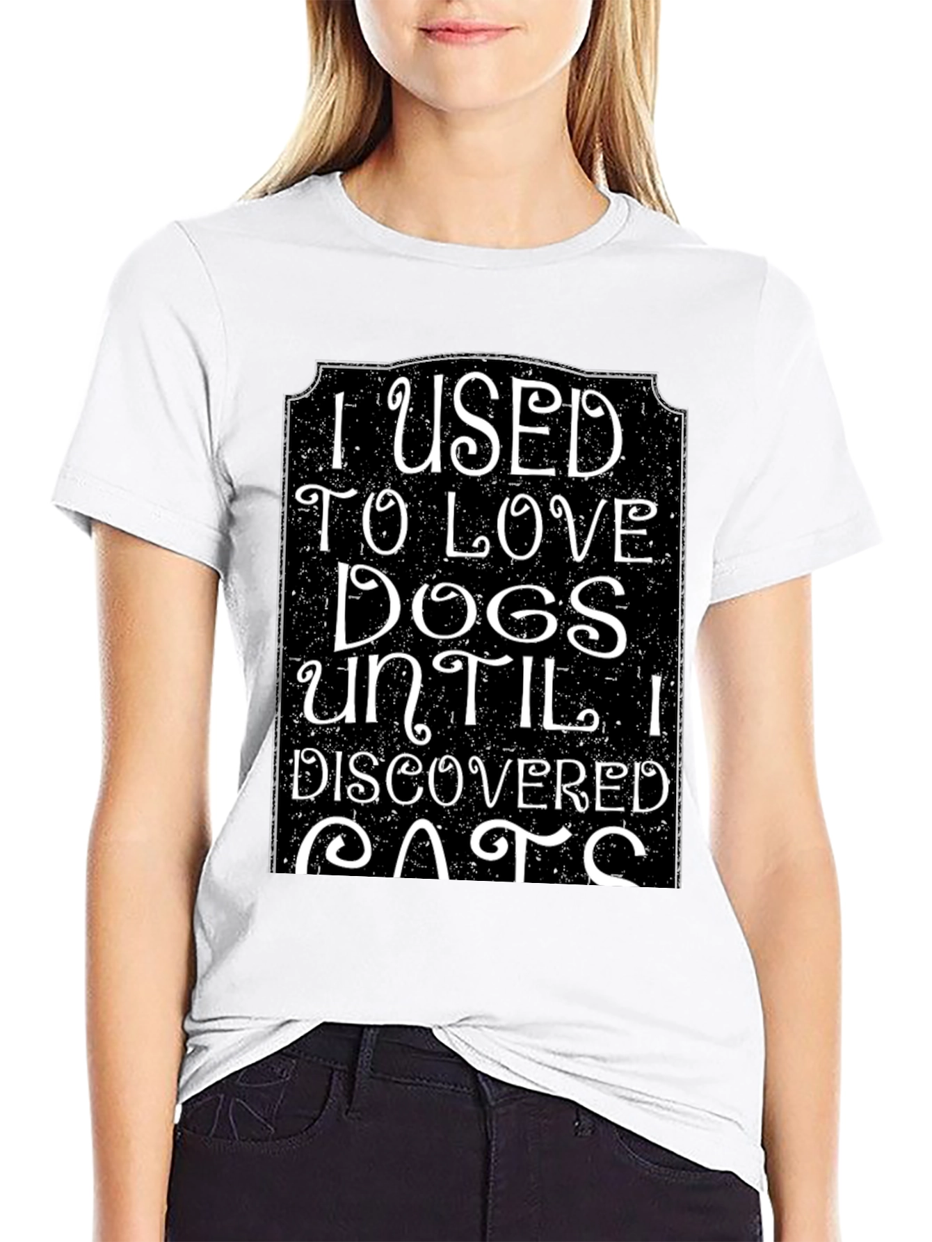 I Used To Love Dogs T-Shirt Funny Cat Lover Tee - 9