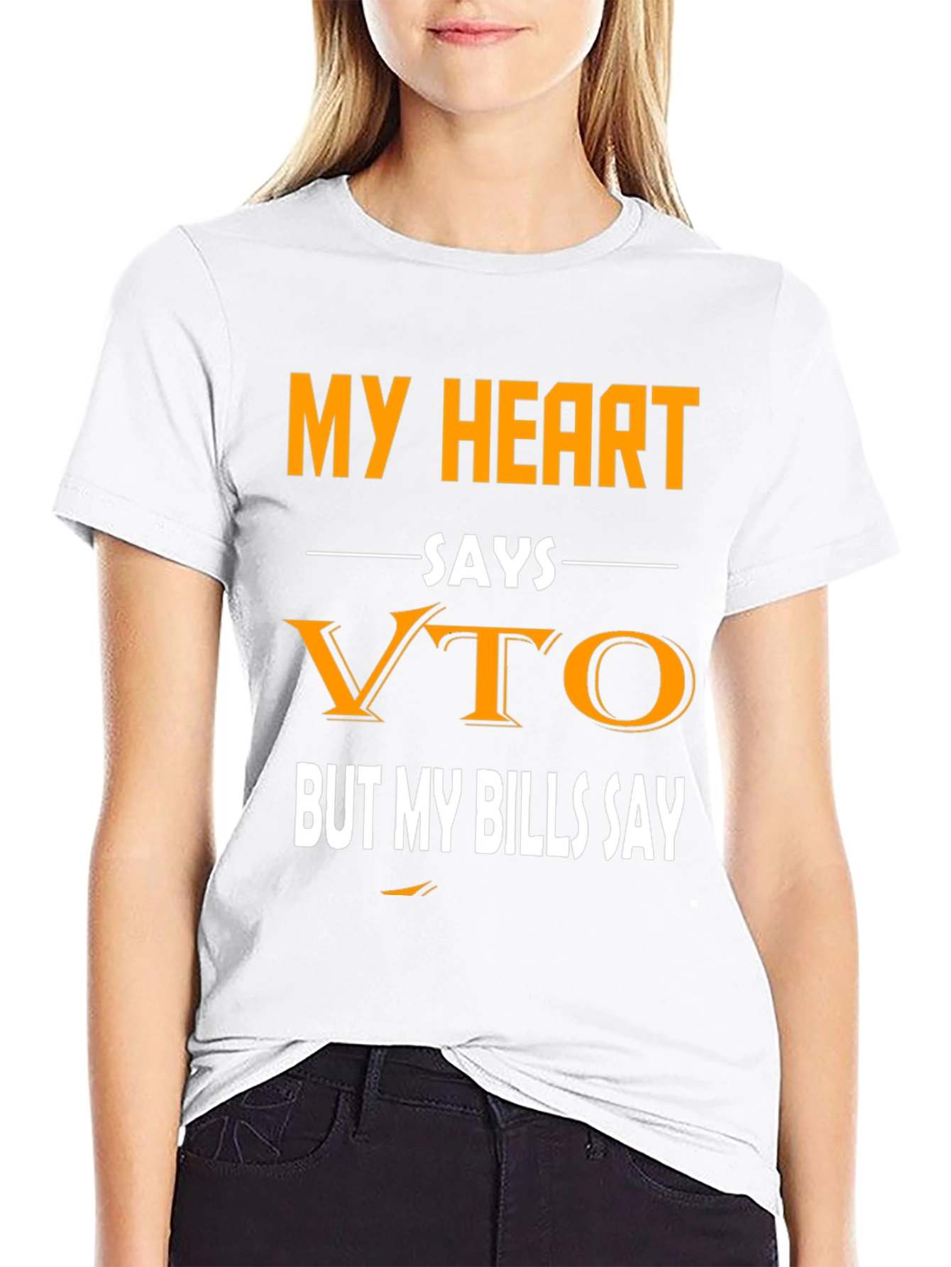 Black Funny VTO Shirt - My Heart Says VTO T-Shirt view 9