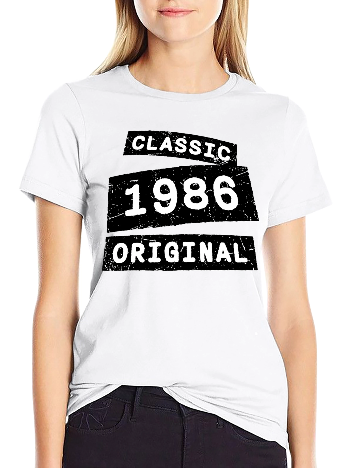 Black Classic 1986 Original Black T-Shirt view 9