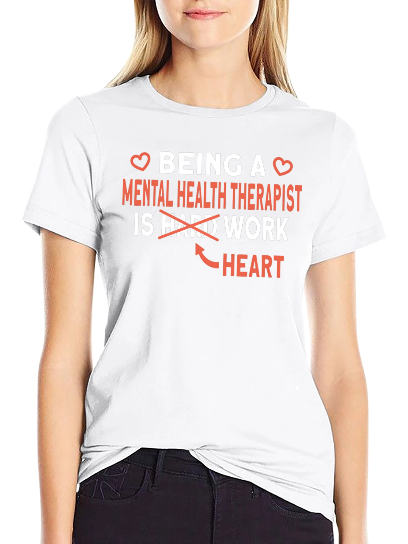 Black Mental Health Therapist T-Shirt view 9